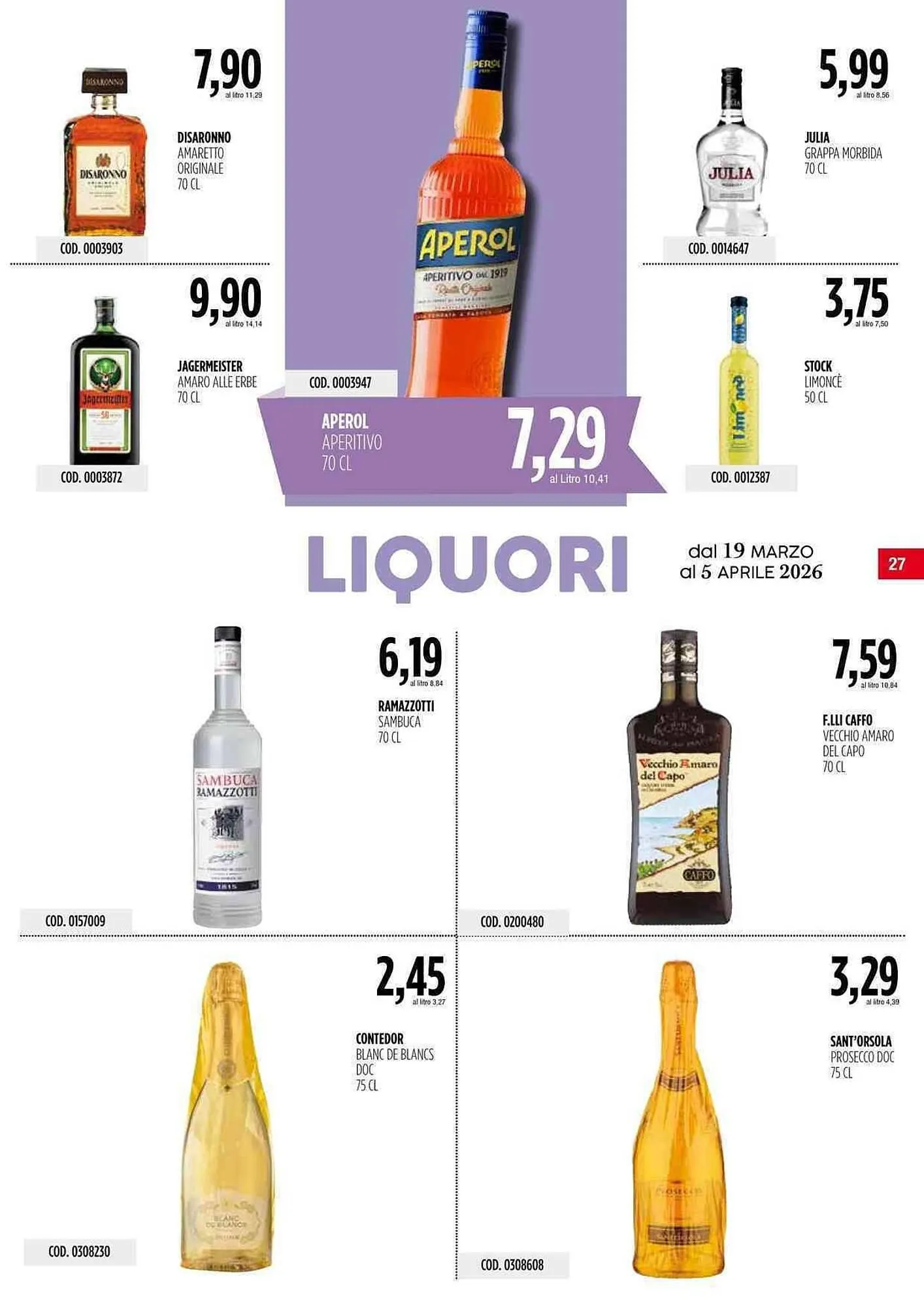 Volantino Carico Cash & Carry da 19 marzo a 5 aprile di 2026 - Pagina del volantino 27
