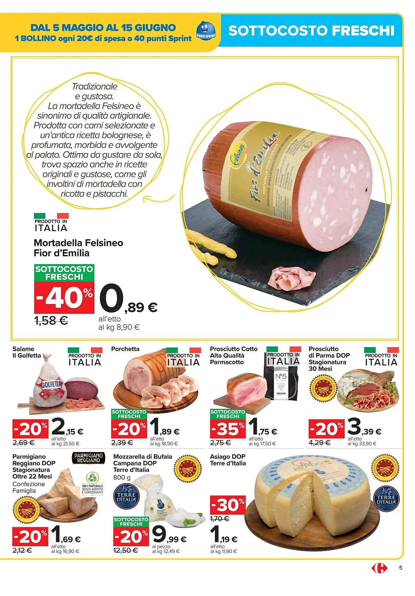 Volantino Carrefour Market da 16 maggio a 28 maggio di 2025 - Pagina del volantino 5