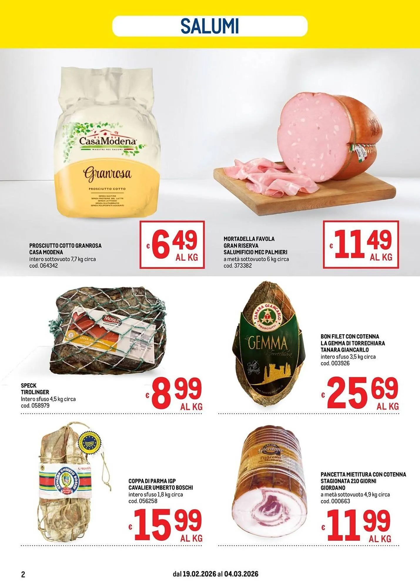 Volantino Metro da 19 febbraio a 4 marzo di 2026 - Pagina del volantino 2