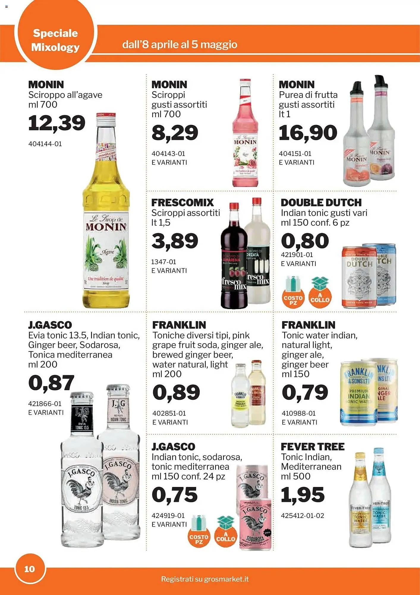 Volantino GrosMarket da 8 aprile a 5 maggio di 2026 - Pagina del volantino 10