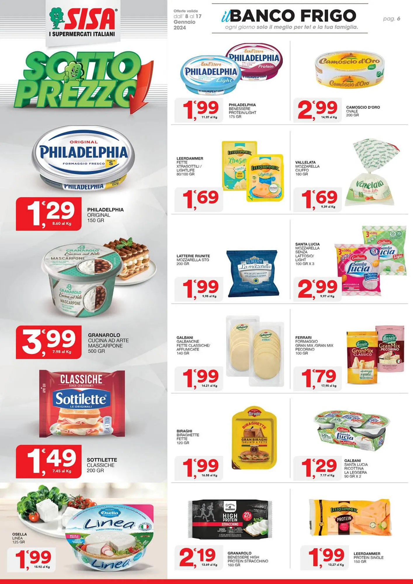 Volantino Sisa da 8 gennaio a 17 gennaio di 2024 - Pagina del volantino 6