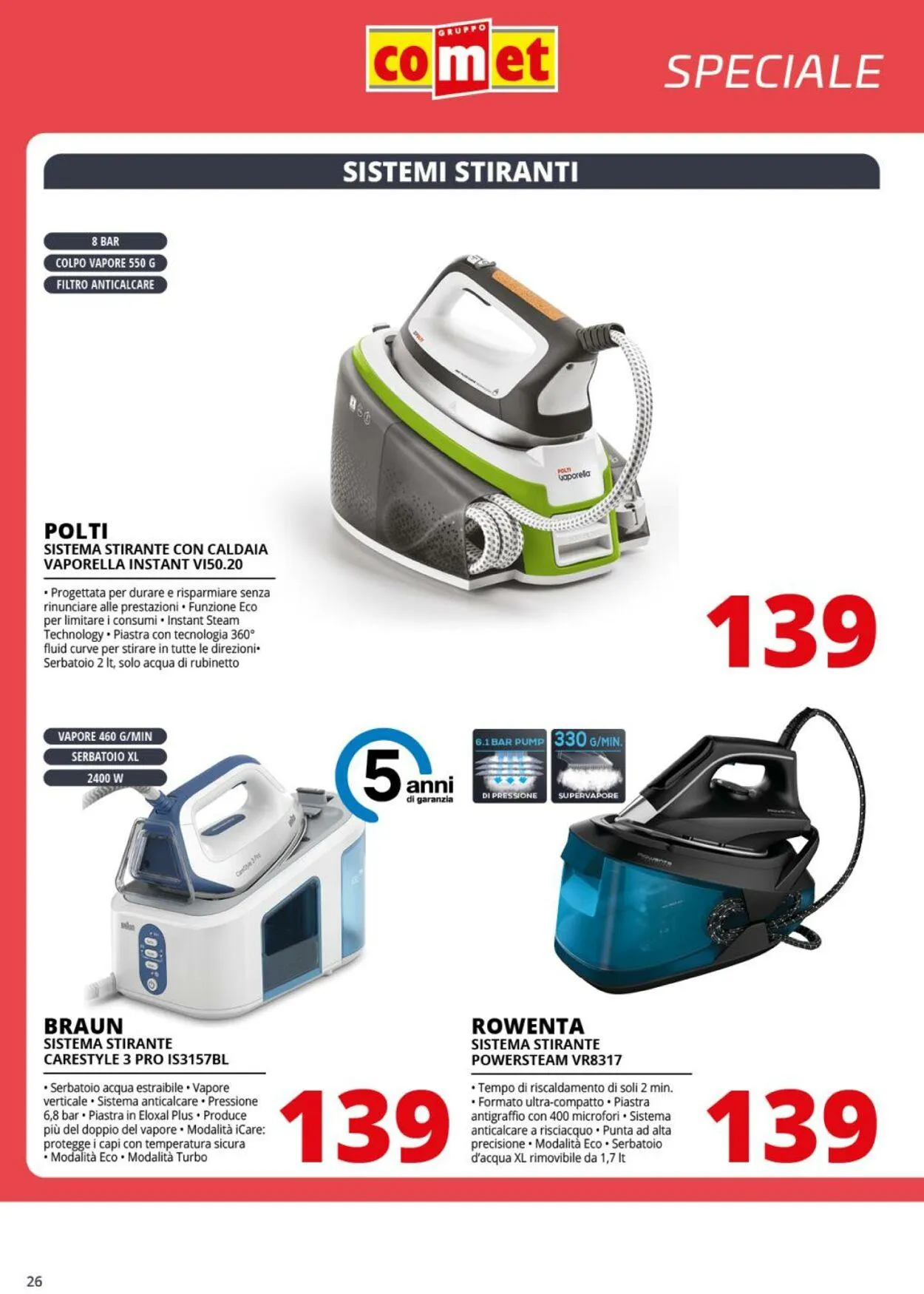 Comet Volantino attuale da 22 agosto a 11 settembre di 2025 - Pagina del volantino 26