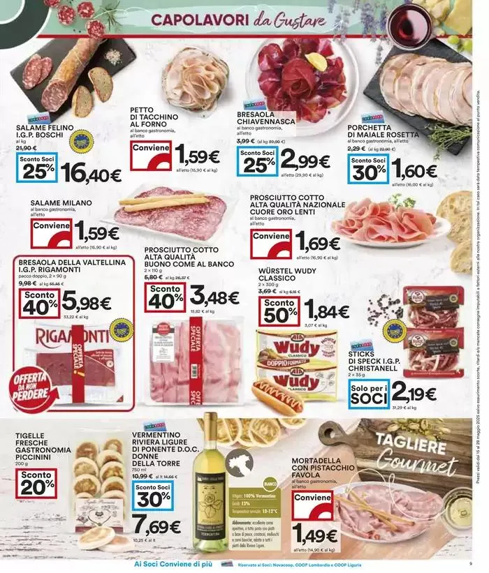Offerte TOP da 15 maggio a 28 maggio di 2025 - Pagina del volantino 9