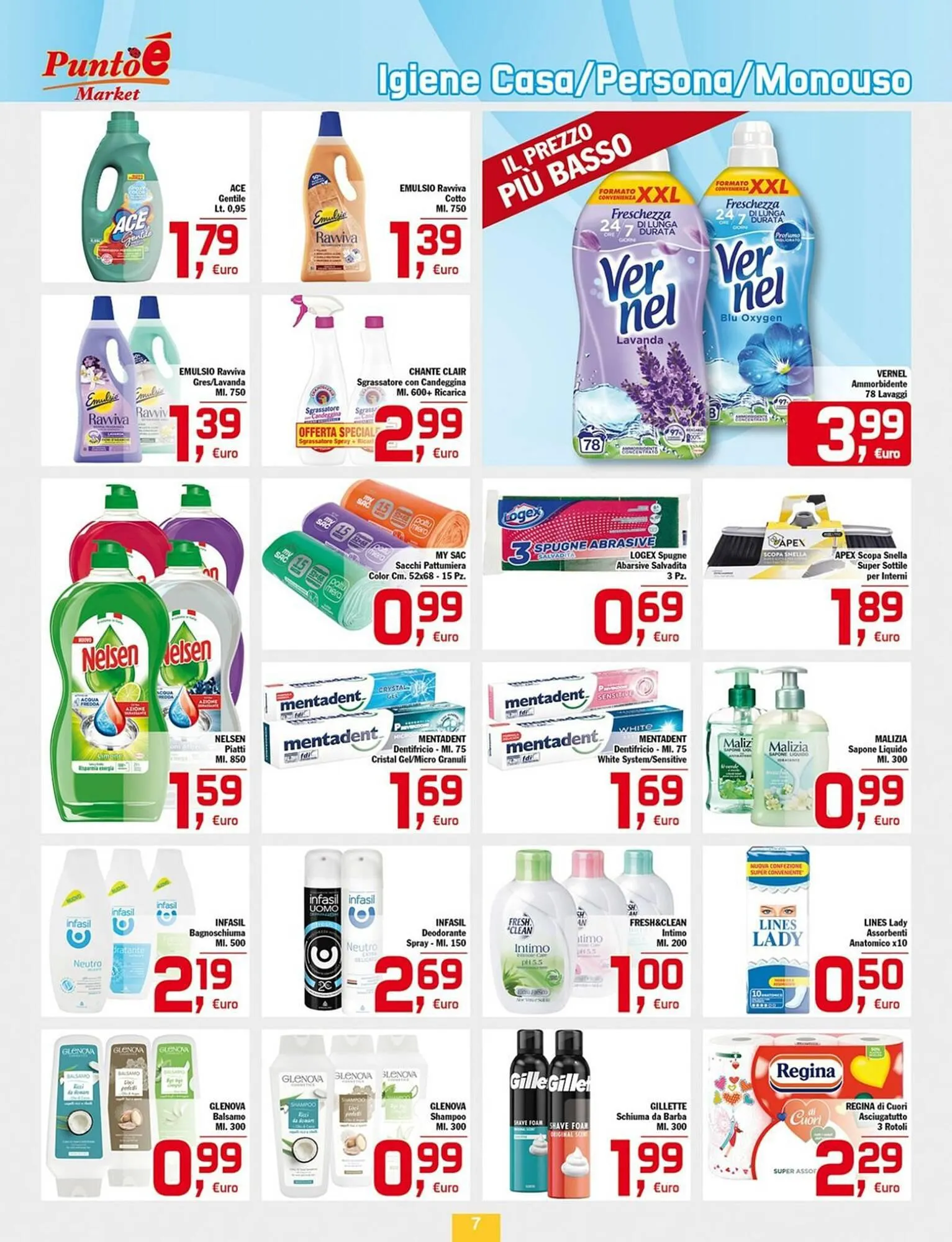 Volantino Punto é market da 3 aprile a 14 aprile di 2024 - Pagina del volantino 7