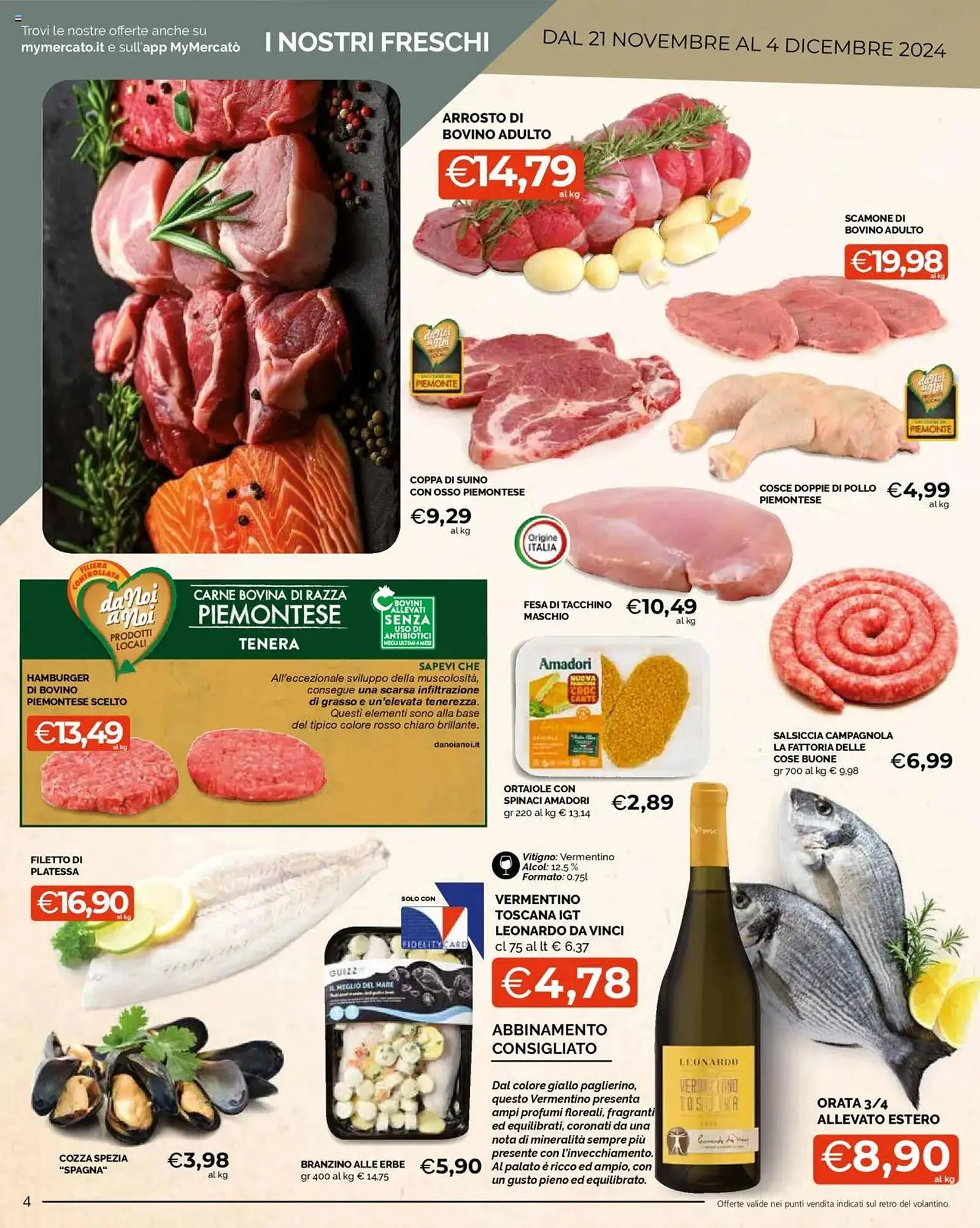 Volantino Mercatò Big da 21 novembre a 4 dicembre di 2024 - Pagina del volantino 4