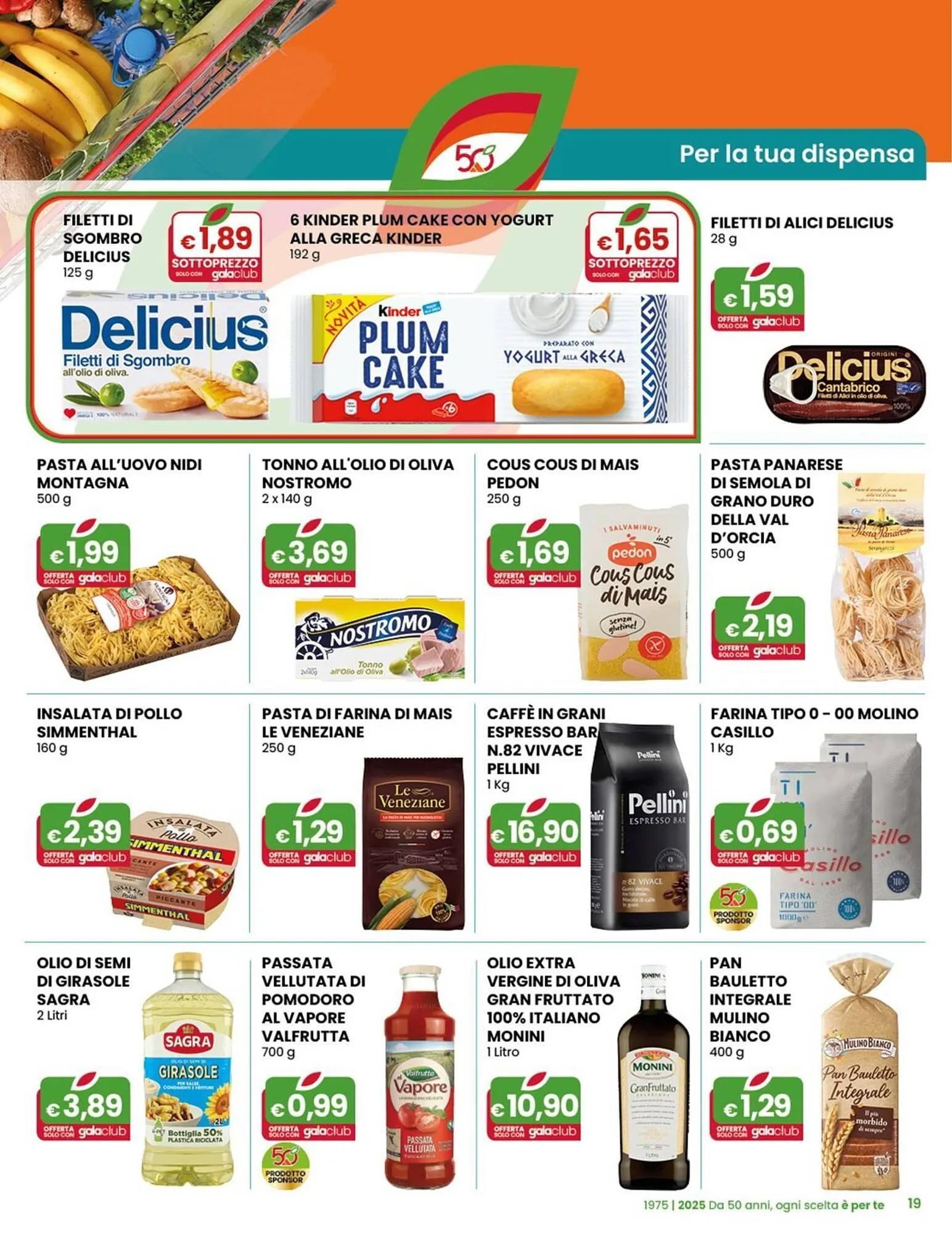 Volantino Gala Supermercati da 2 luglio a 15 luglio di 2025 - Pagina del volantino 19