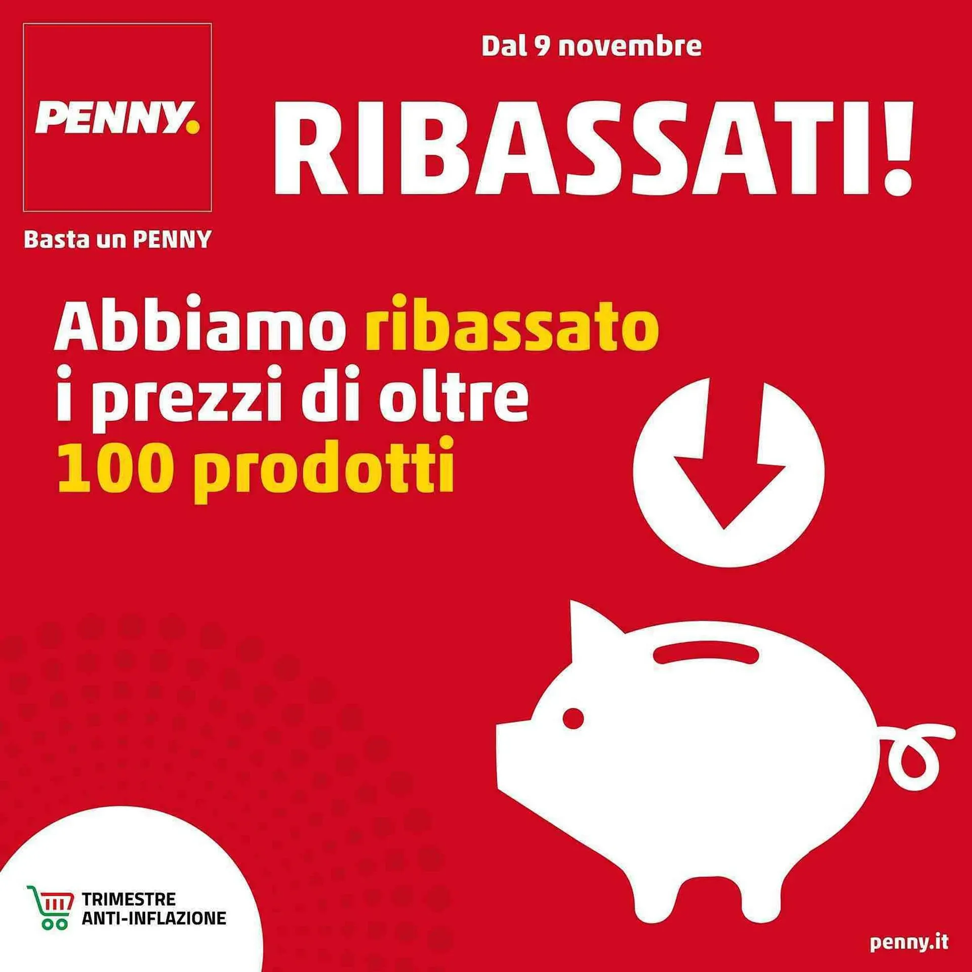 Volantino PENNY da 9 novembre a 30 novembre di 2023 - Pagina del volantino 1