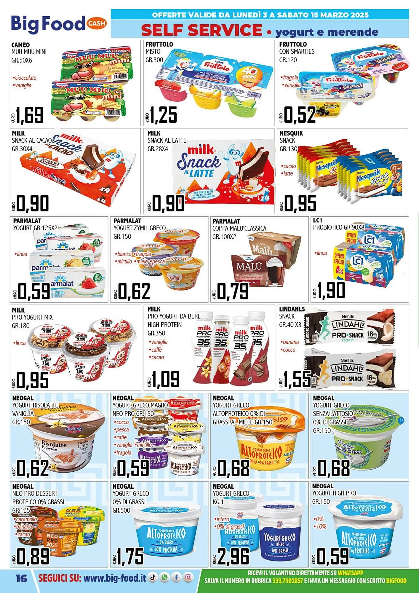 Volantino Big Food da 3 marzo a 15 marzo di 2025 - Pagina del volantino 16