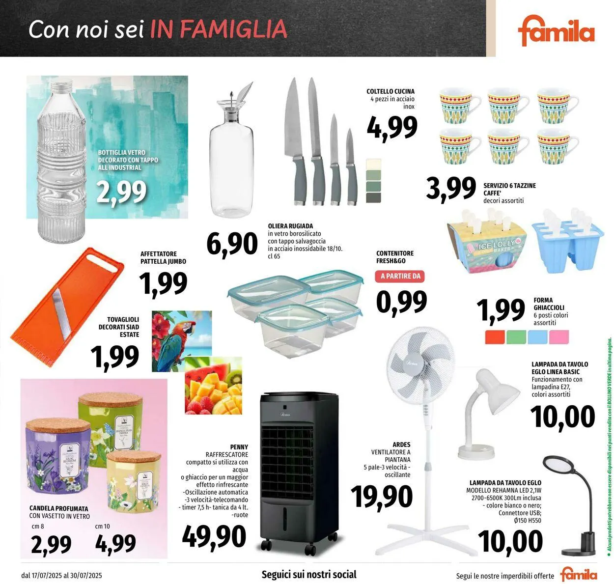 Famila Volantino attuale da 17 luglio a 30 luglio di 2025 - Pagina del volantino 25