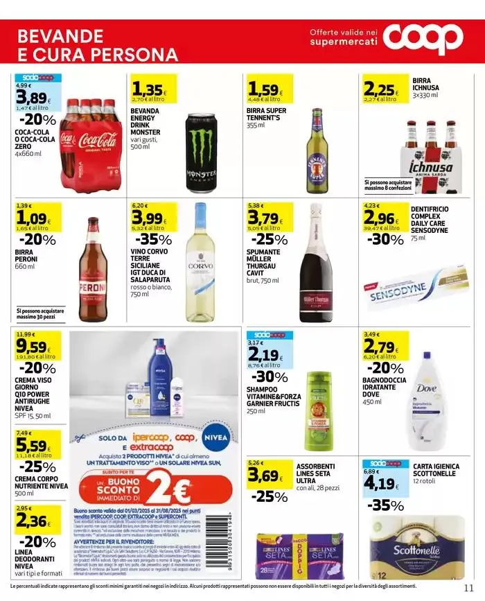 -25% su prodotti della linea da 27 marzo a 9 aprile di 2025 - Pagina del volantino 11