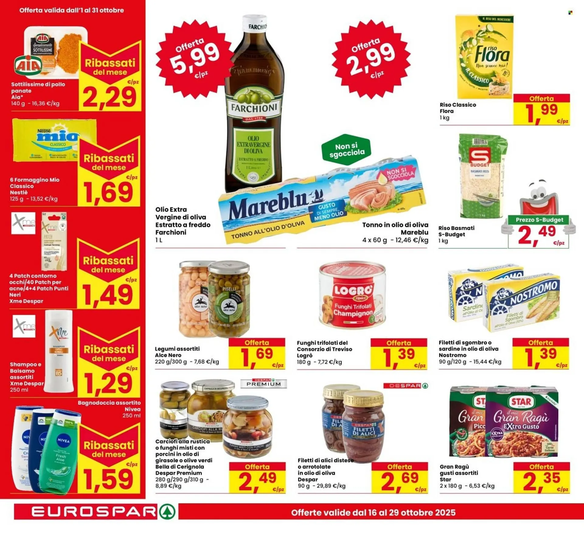 Volantino Eurospar da 16 ottobre a 29 ottobre di 2025 - Pagina del volantino 16