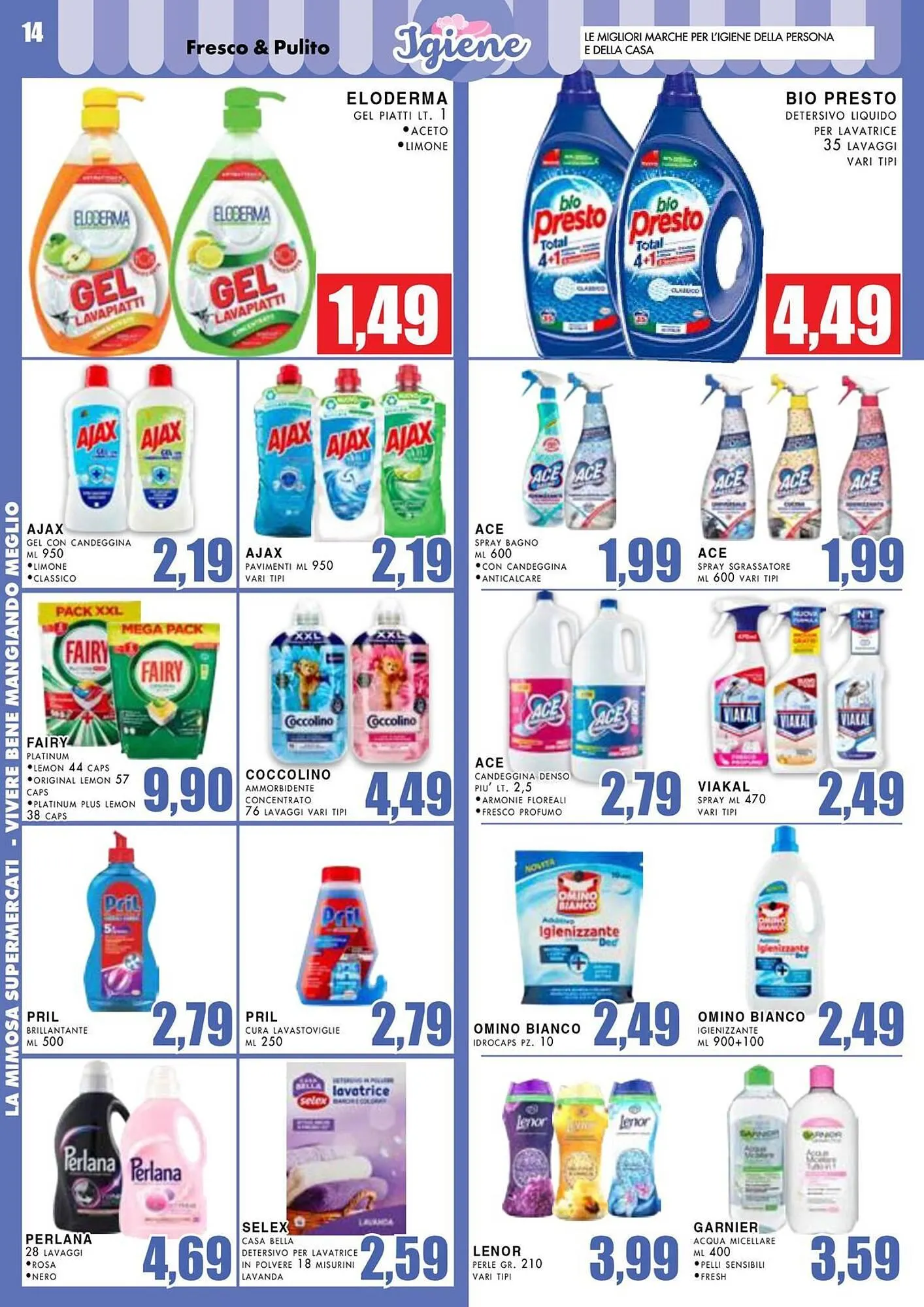 Volantino La Mimosa Supermercati da 13 maggio a 26 maggio di 2024 - Pagina del volantino 14
