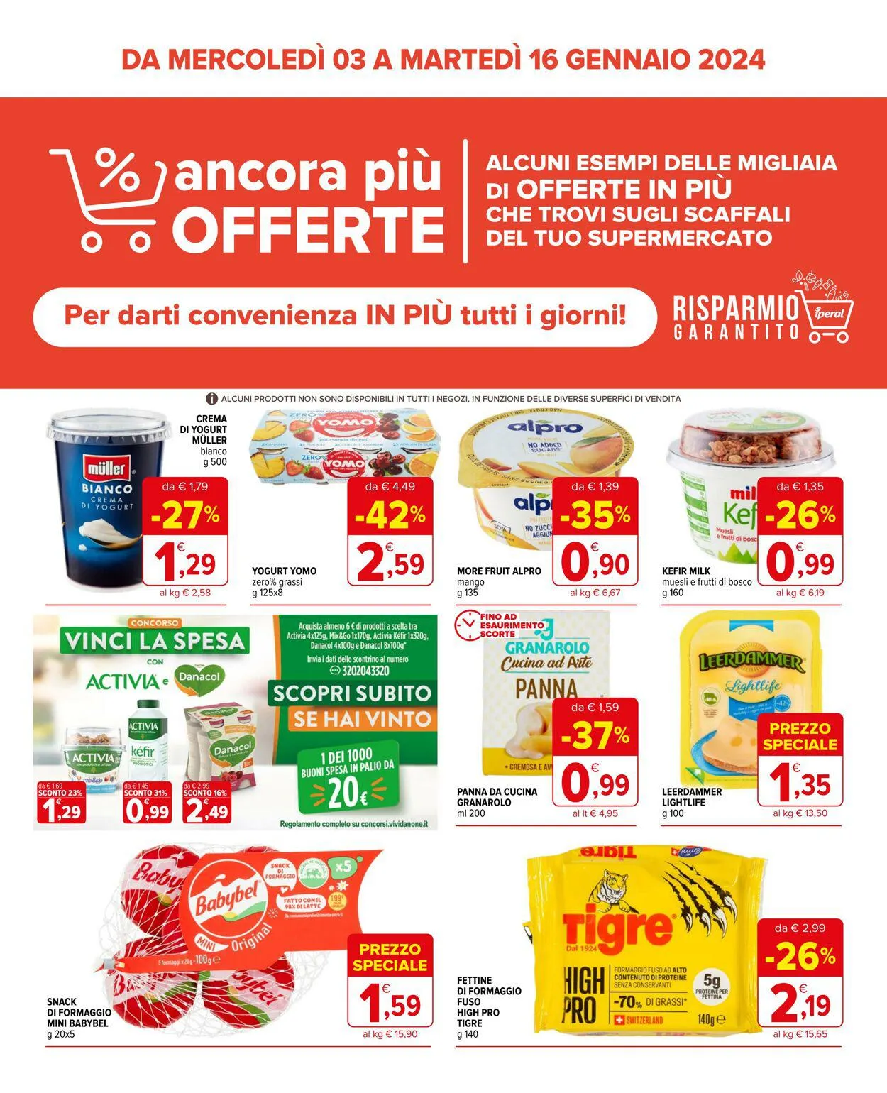 Iperal Volantino attuale da 3 gennaio a 16 gennaio di 2024 - Pagina del volantino 1