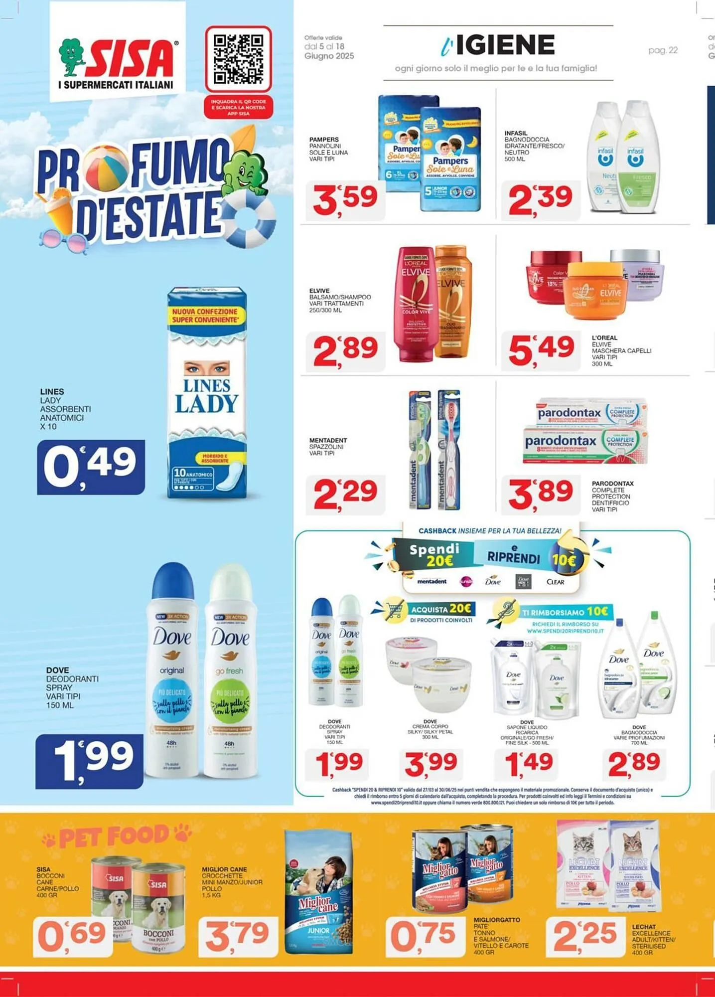 Volantino Sisa da 5 giugno a 18 giugno di 2025 - Pagina del volantino 22