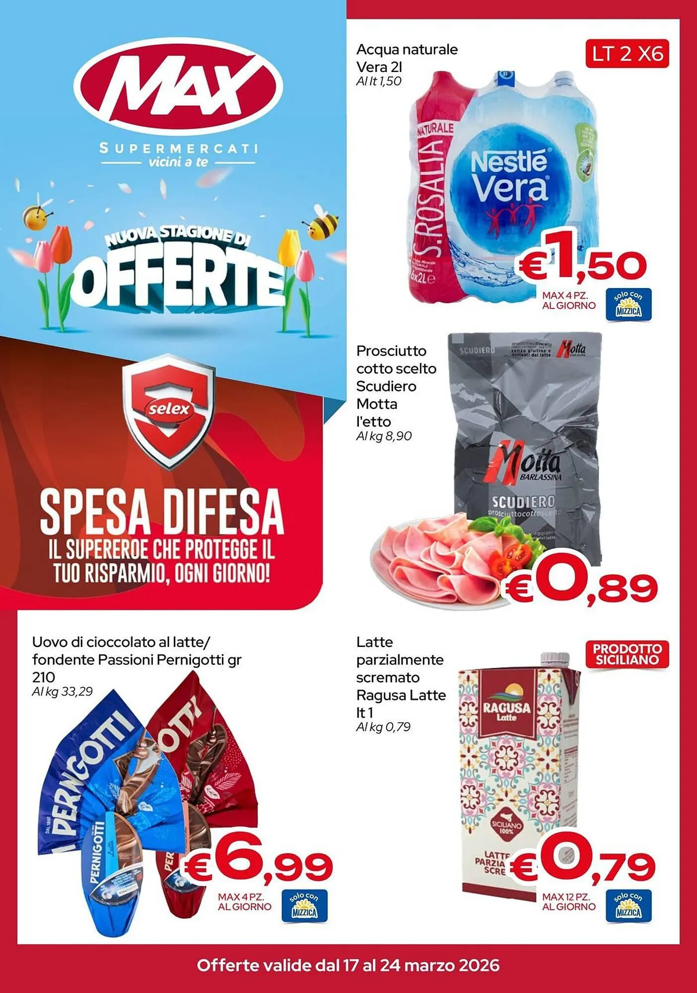 Volantino MAX Supermercati da 17 marzo a 24 marzo di 2026 - Pagina del volantino 1