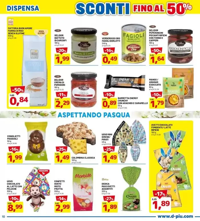 Sconti fino al 50% da 17 marzo a 26 marzo di 2025 - Pagina del volantino 10