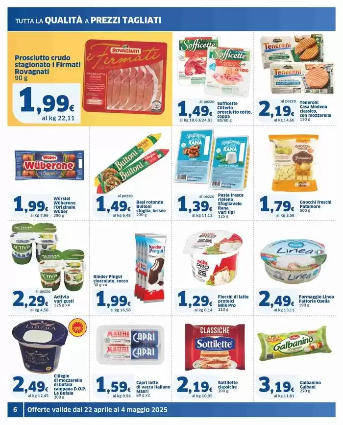 Sconti che volano alto da 22 aprile a 4 maggio di 2025 - Pagina del volantino 6