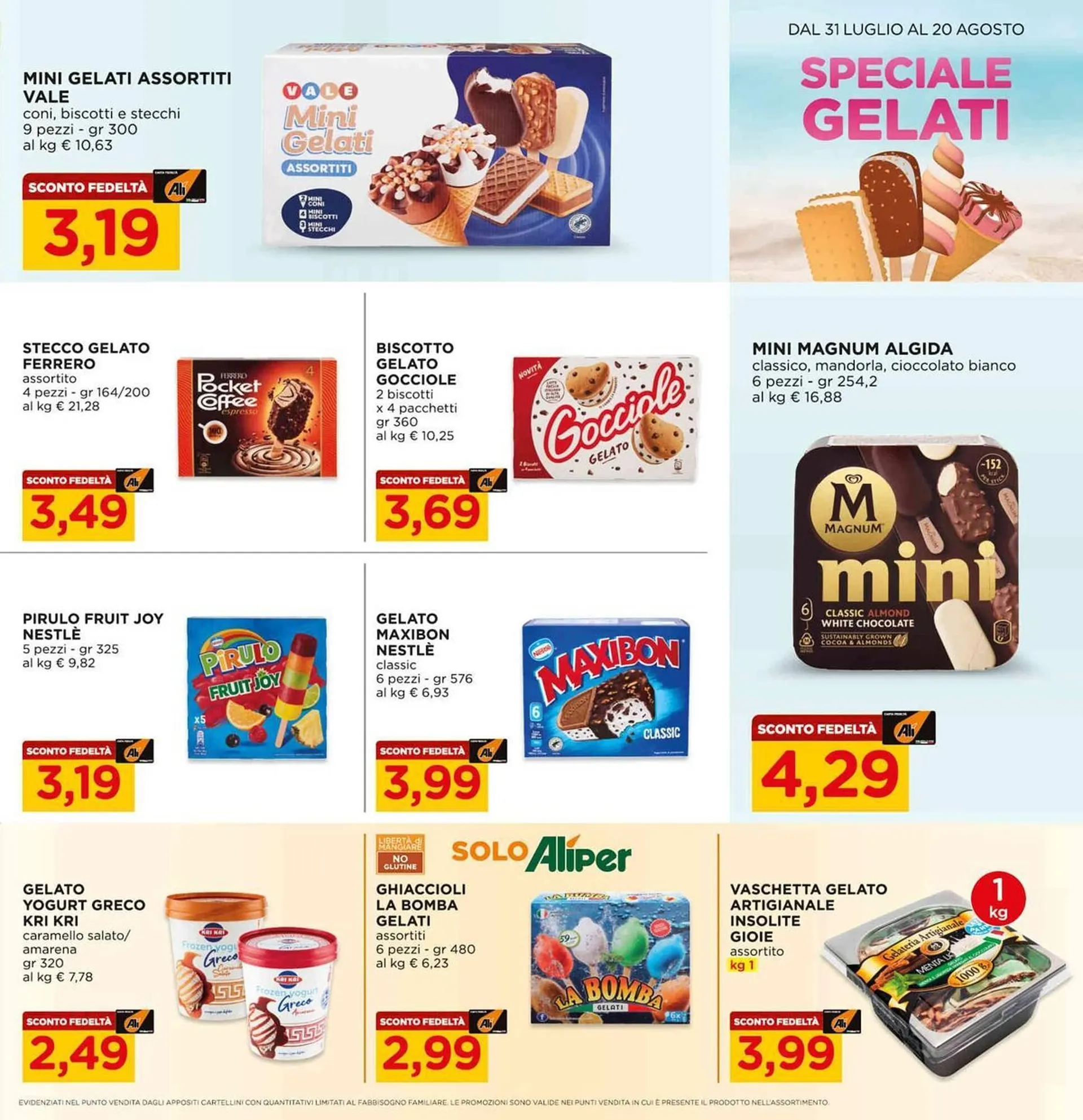 Volantino Alì Supermercati da 31 luglio a 20 agosto di 2025 - Pagina del volantino 17