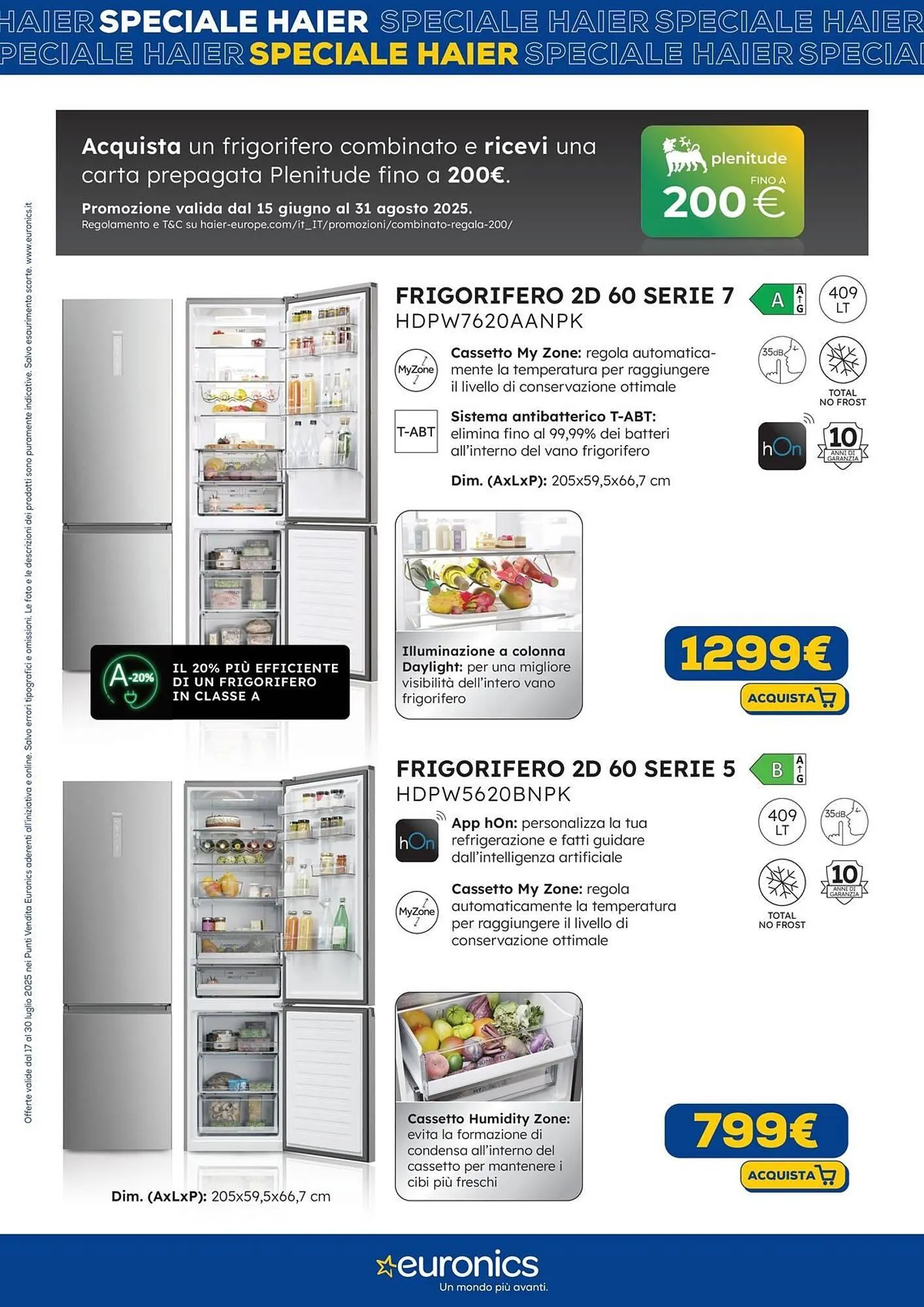 Volantino Euronics da 17 luglio a 30 luglio di 2025 - Pagina del volantino 6