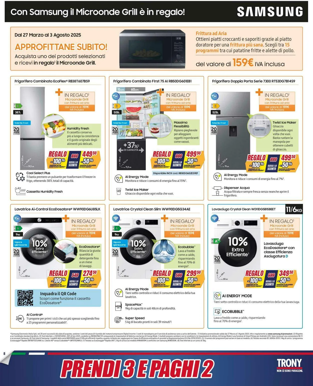 Trony - Palermo Volantino attuale da 3 luglio a 30 luglio di 2025 - Pagina del volantino 8