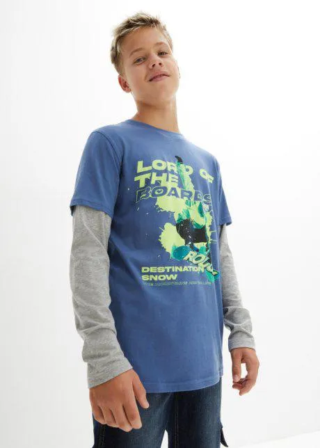 Maglia doppio strato con stampa