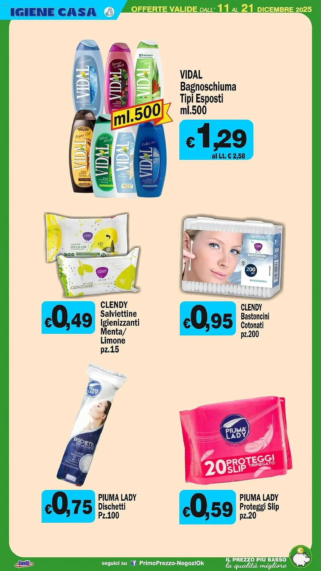 Volantino Primo Prezzo da 11 dicembre a 21 dicembre di 2025 - Pagina del volantino 24