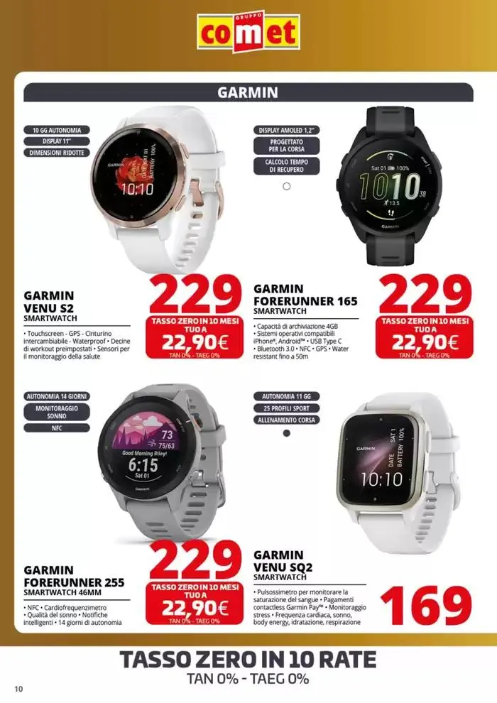 Speciale Telefonia da Comet! da 3 dicembre a 12 dicembre di 2024 - Pagina del volantino 10