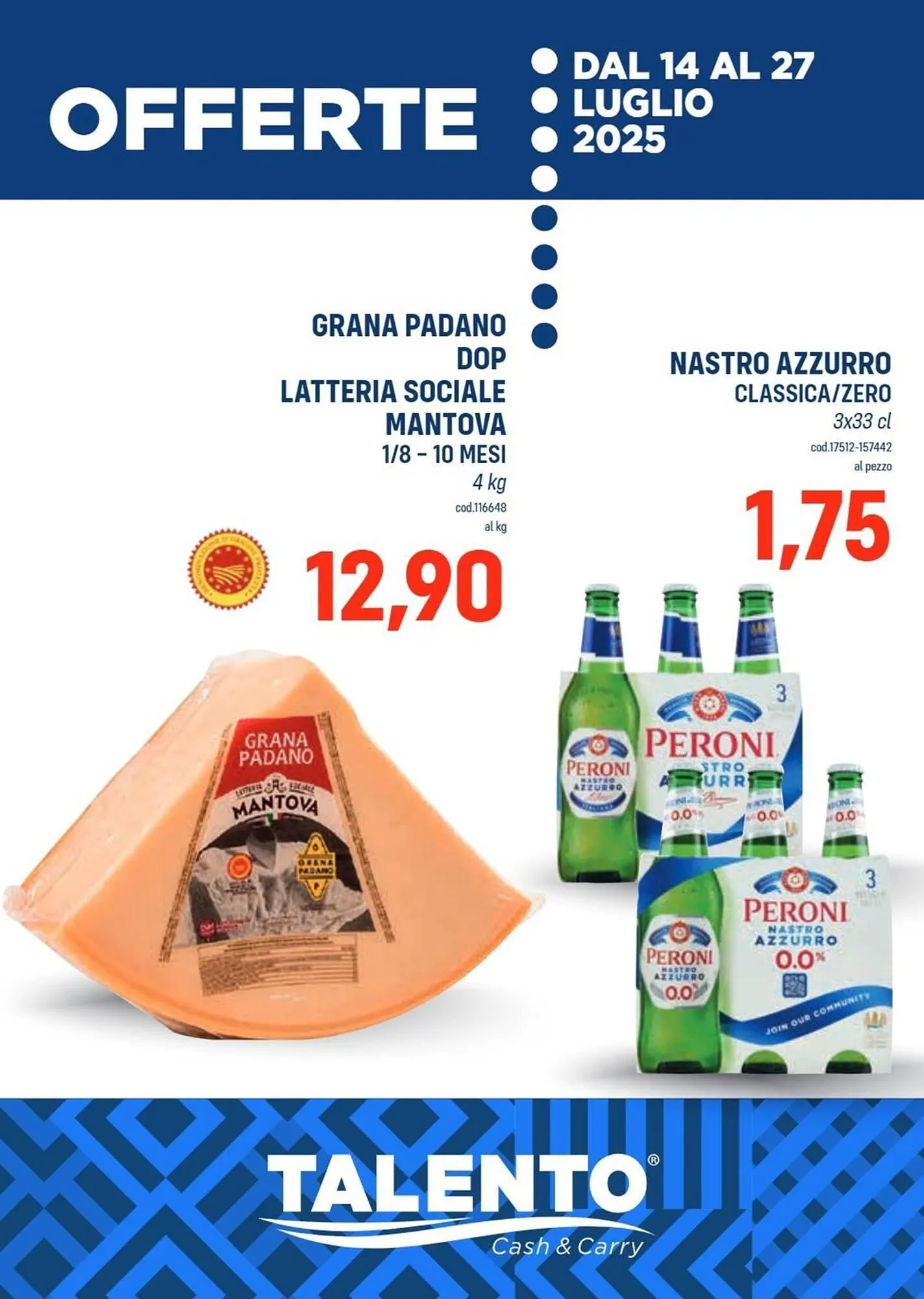 Volantino Talento Professional Store da 14 luglio a 27 luglio di 2025 - Pagina del volantino 1