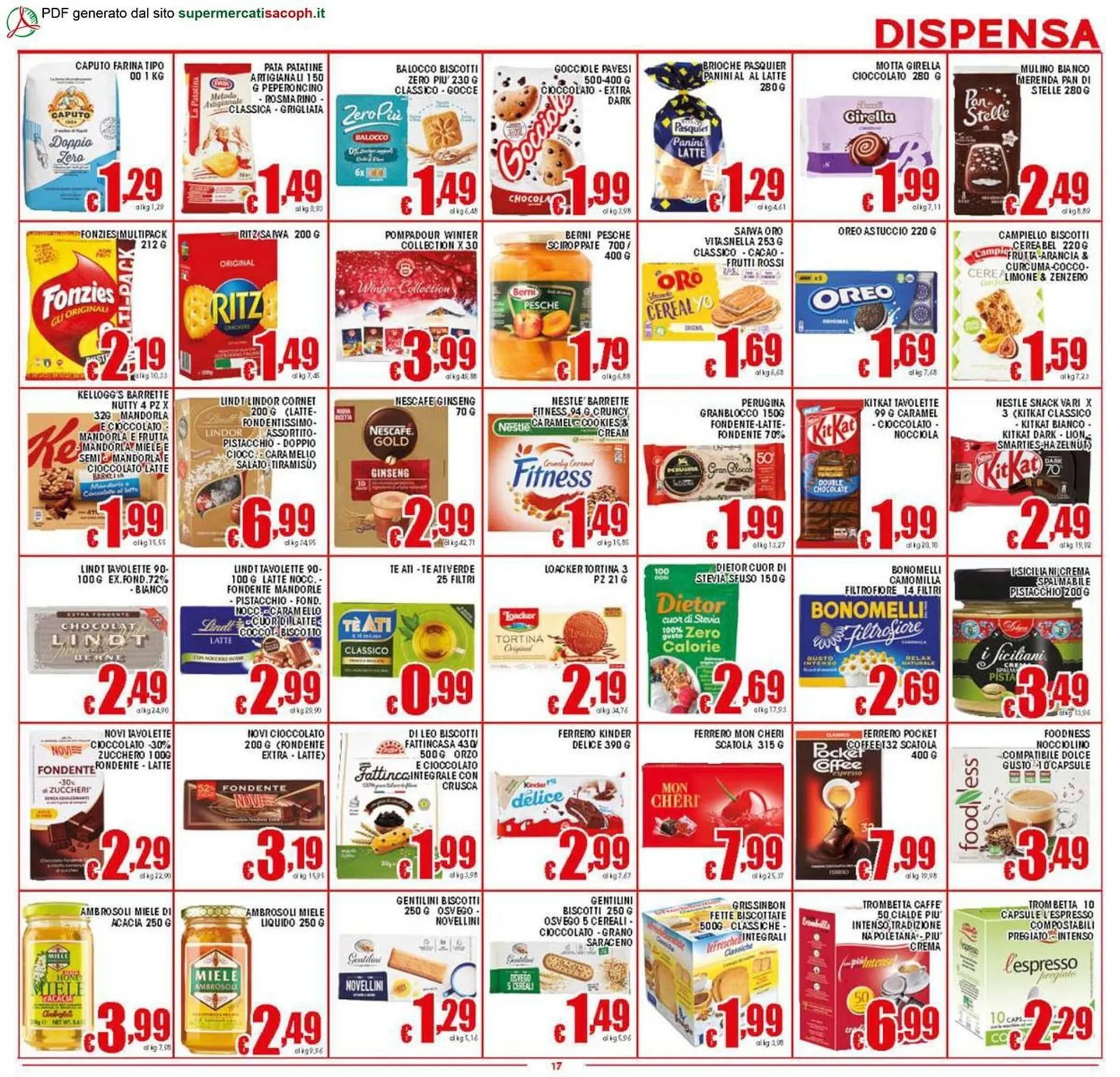 Volantino Sacoph da 27 novembre a 5 dicembre di 2025 - Pagina del volantino 17