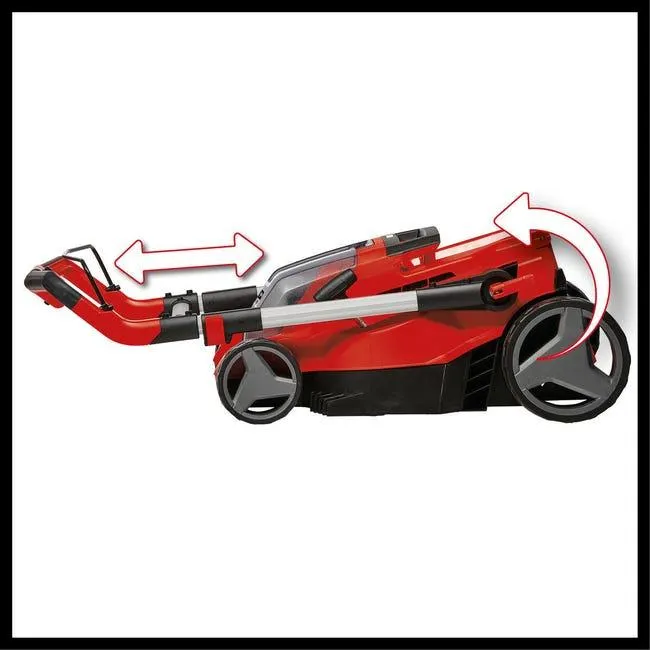 Tagliaerba a batteria a velocità non regolabile EINHELL 36V L 38 cm, 2 batterie incluse