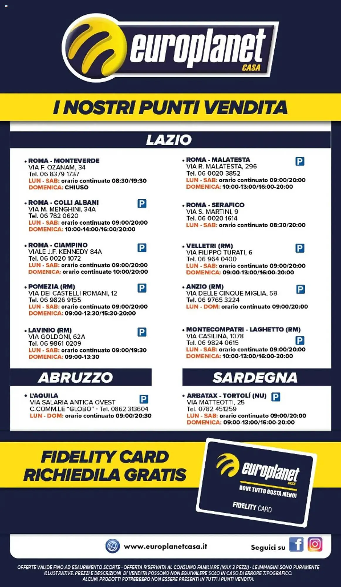 Volantino Europlanet Casa da 3 luglio a 13 luglio di 2025 - Pagina del volantino 20