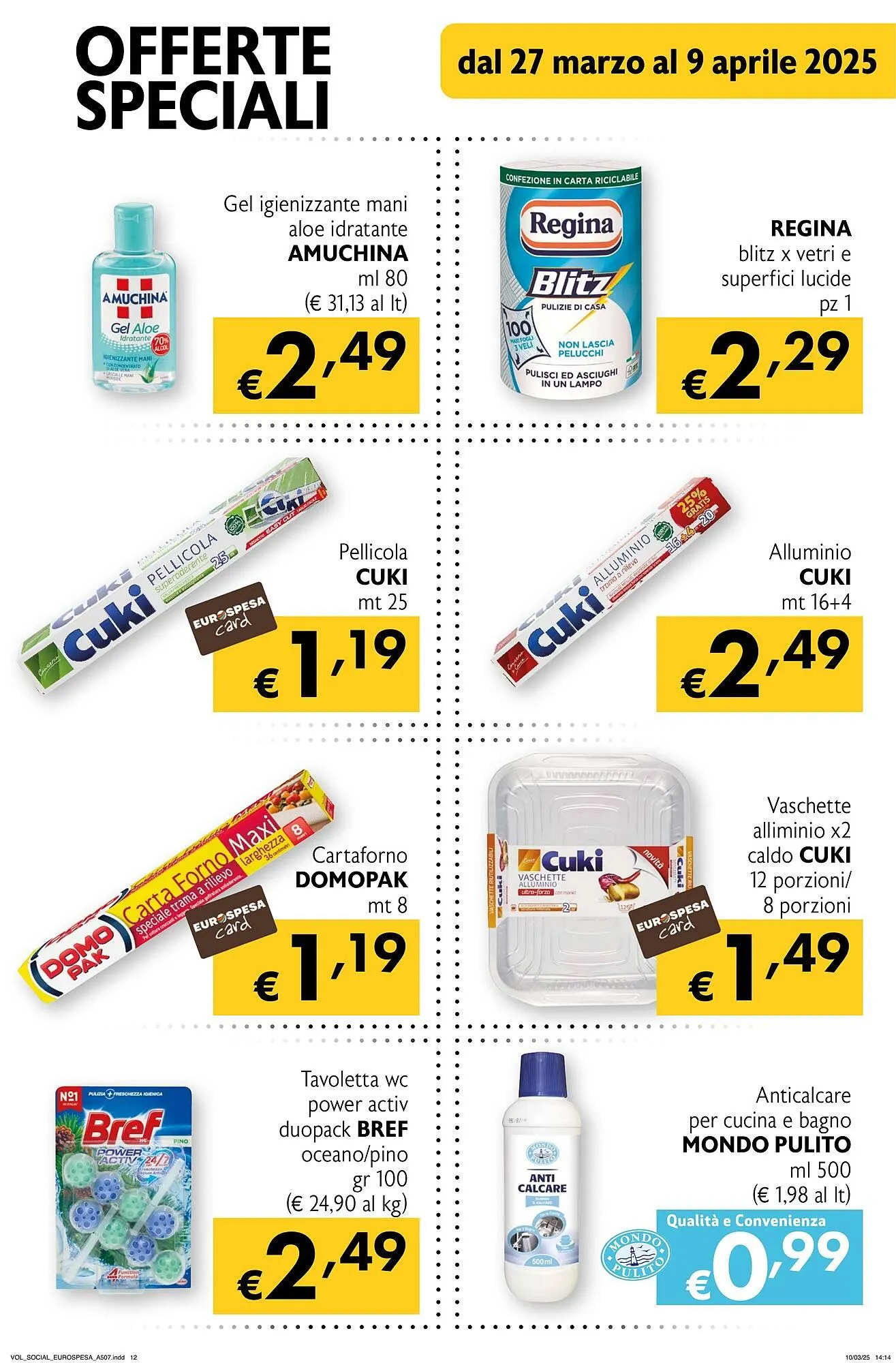 Volantino Eurospesa da 27 marzo a 9 aprile di 2025 - Pagina del volantino 12