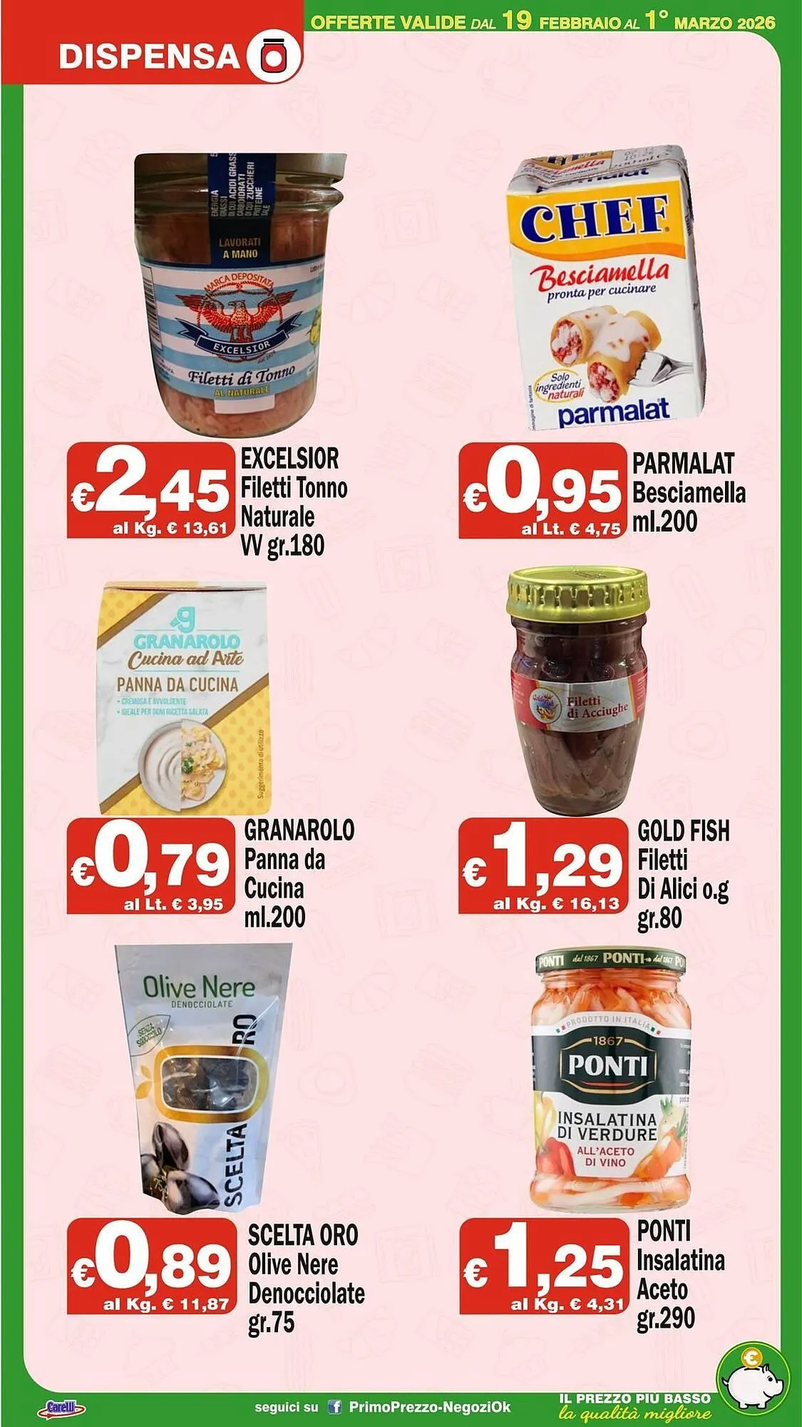 Volantino Primo Prezzo da 19 febbraio a 1 marzo di 2026 - Pagina del volantino 9