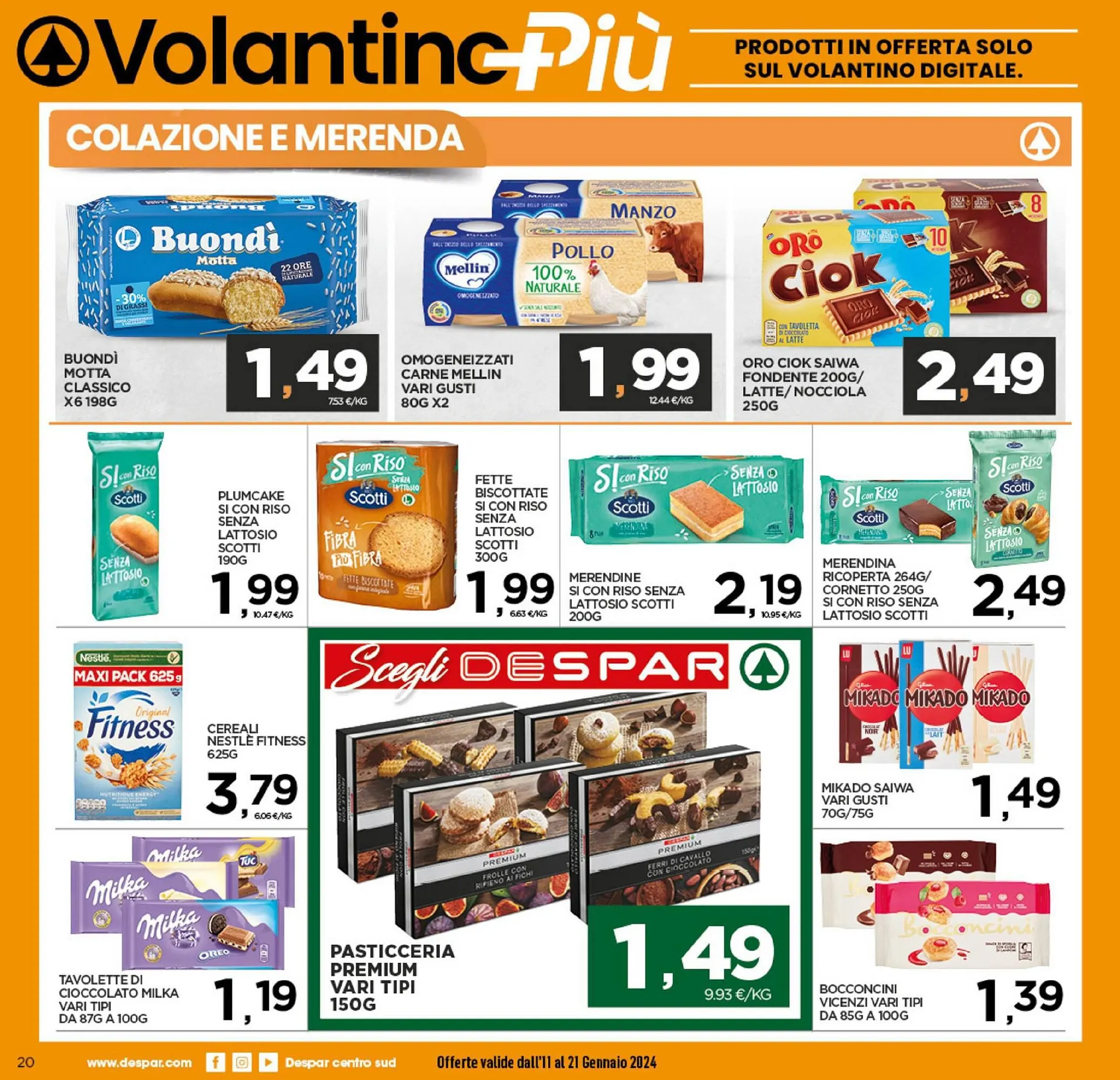 Volantino Iperspar da 11 gennaio a 21 gennaio di 2024 - Pagina del volantino 20