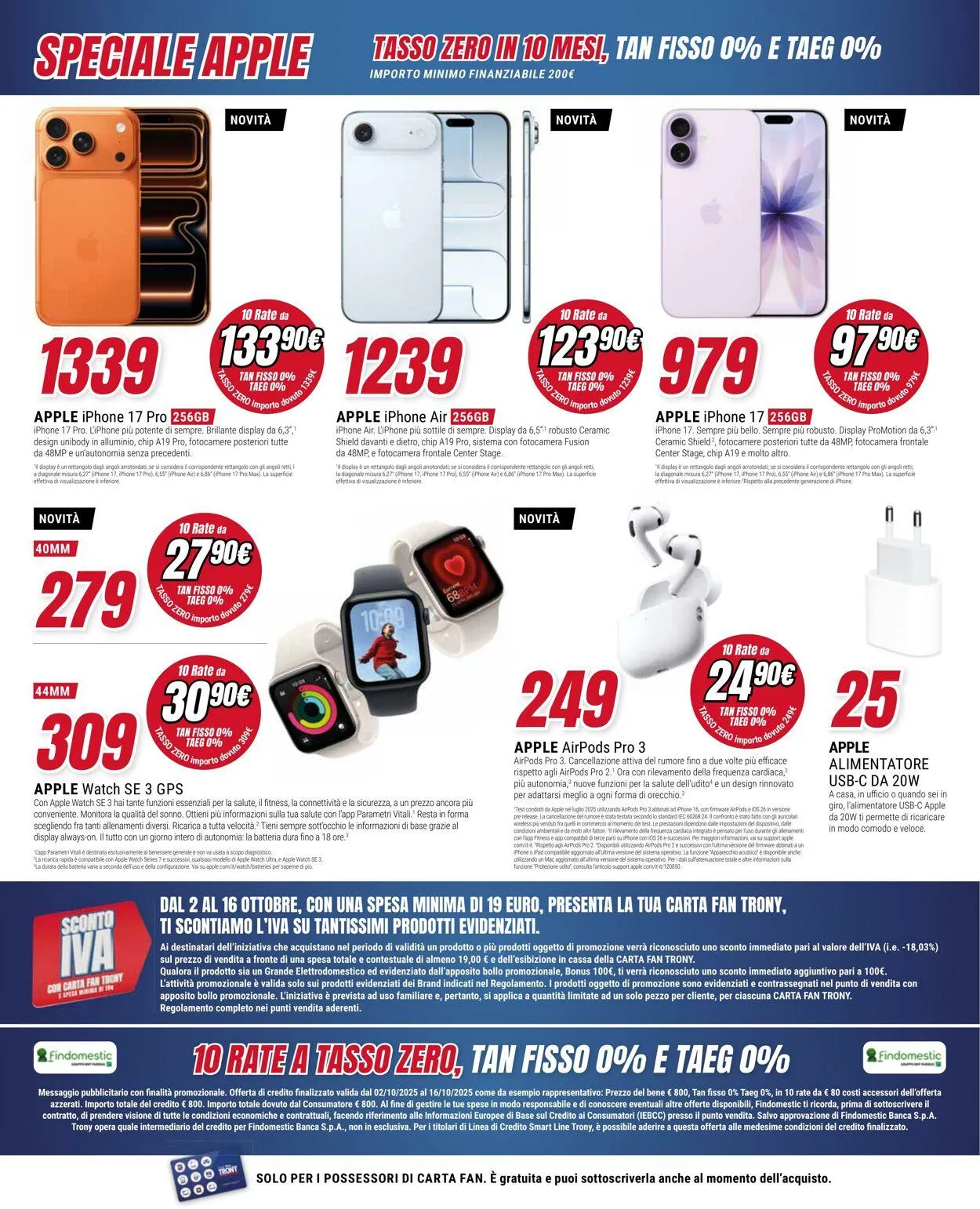 Trony - Milano Volantino attuale da 2 ottobre a 16 ottobre di 2025 - Pagina del volantino 42