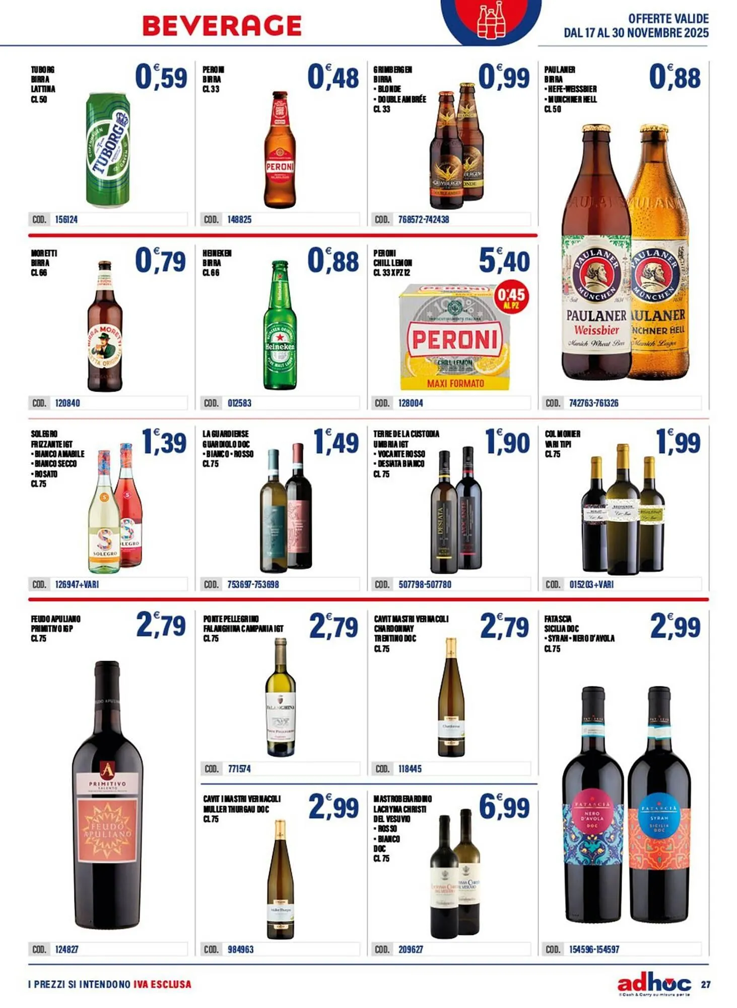 Volantino Adhoc da 17 novembre a 30 novembre di 2025 - Pagina del volantino 27