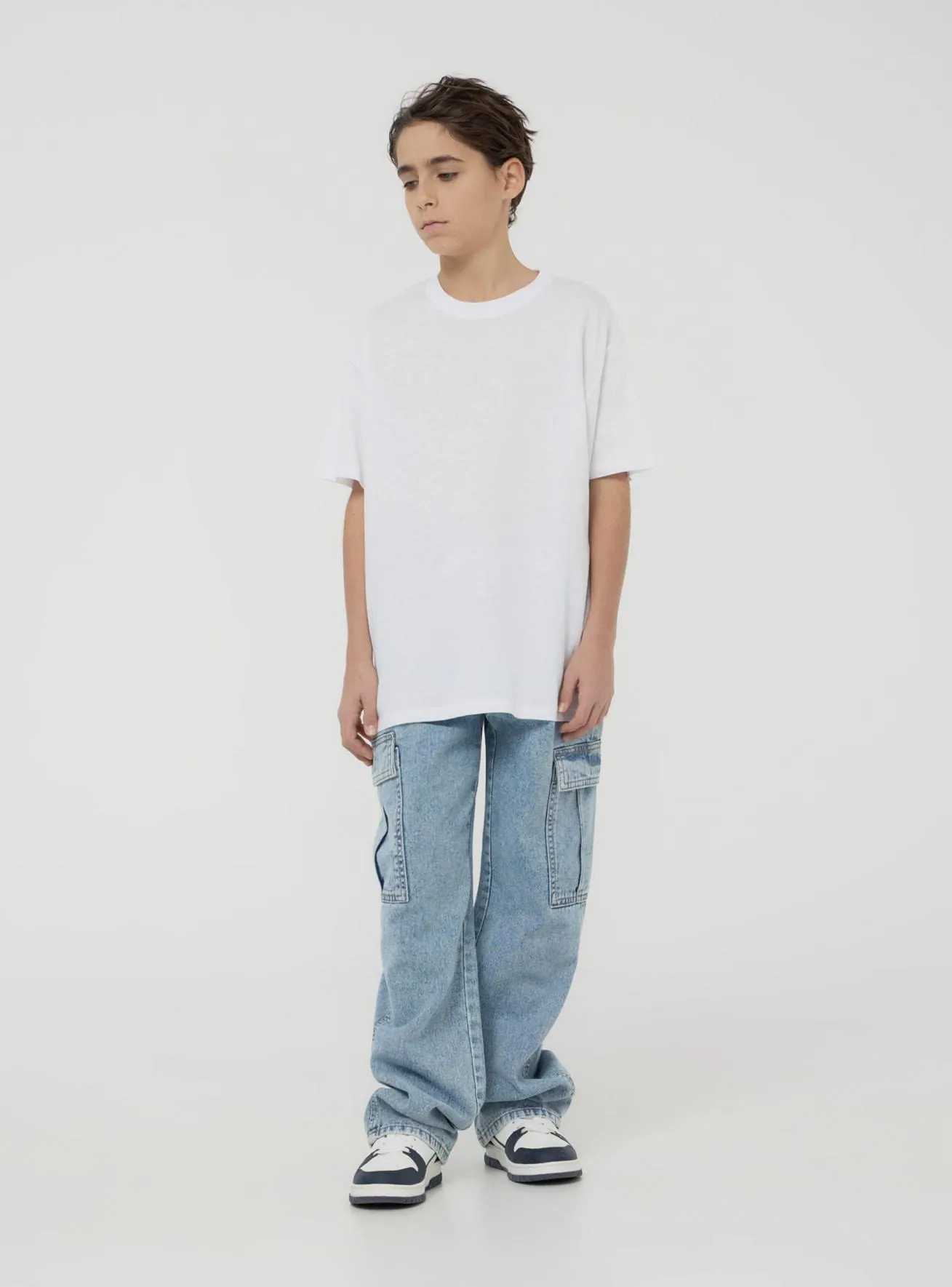 Pack 3 t-shirt tinta unita 3x Bianco