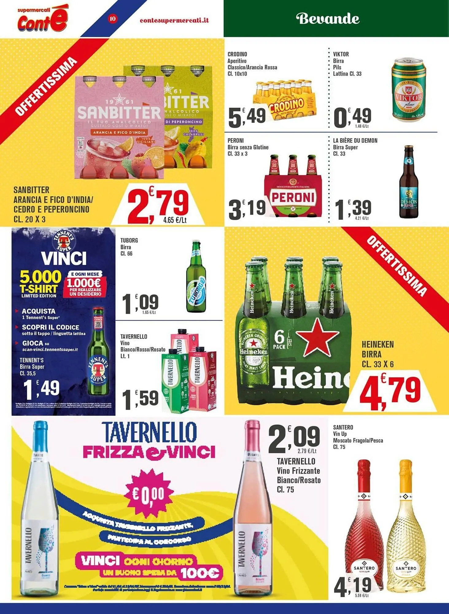 Volantino Conté Supermercati da 21 luglio a 30 luglio di 2025 - Pagina del volantino 10