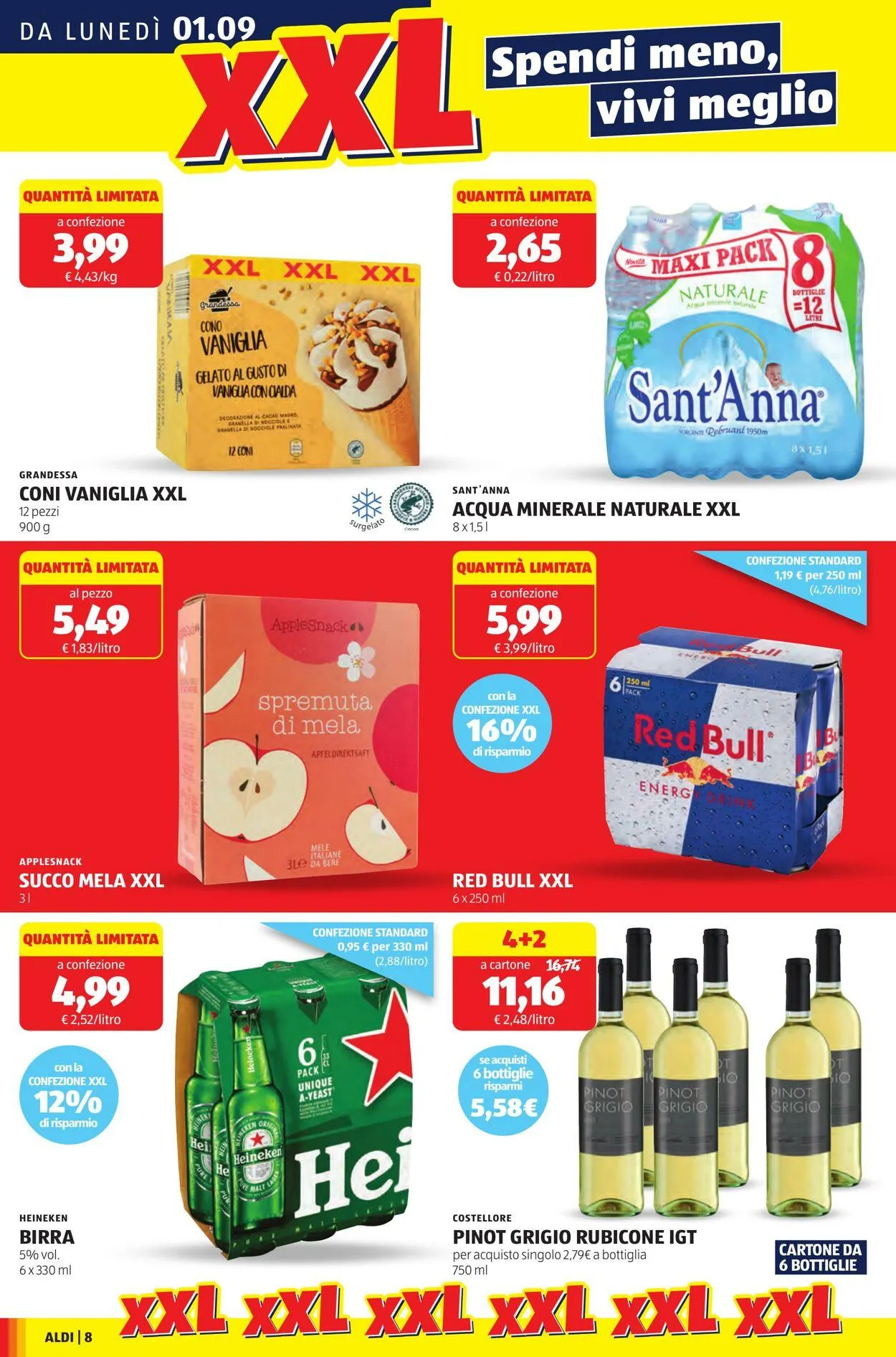 Aldi Volantino attuale da 1 settembre a 7 settembre di 2025 - Pagina del volantino 8