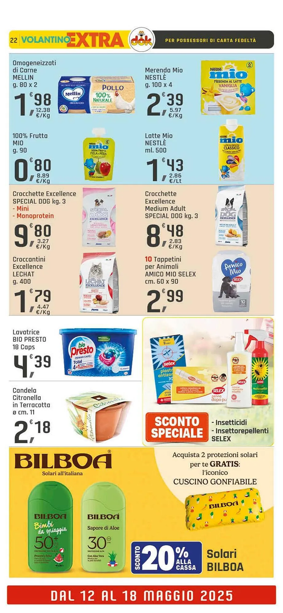 Volantino Supermercati Dok da 12 maggio a 18 maggio di 2025 - Pagina del volantino 22