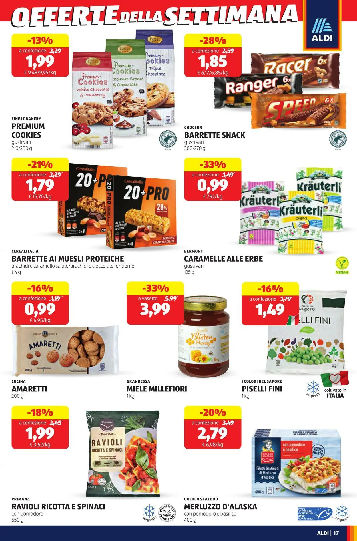 Aldi Volantino attuale da 29 settembre a 5 ottobre di 2025 - Pagina del volantino 17