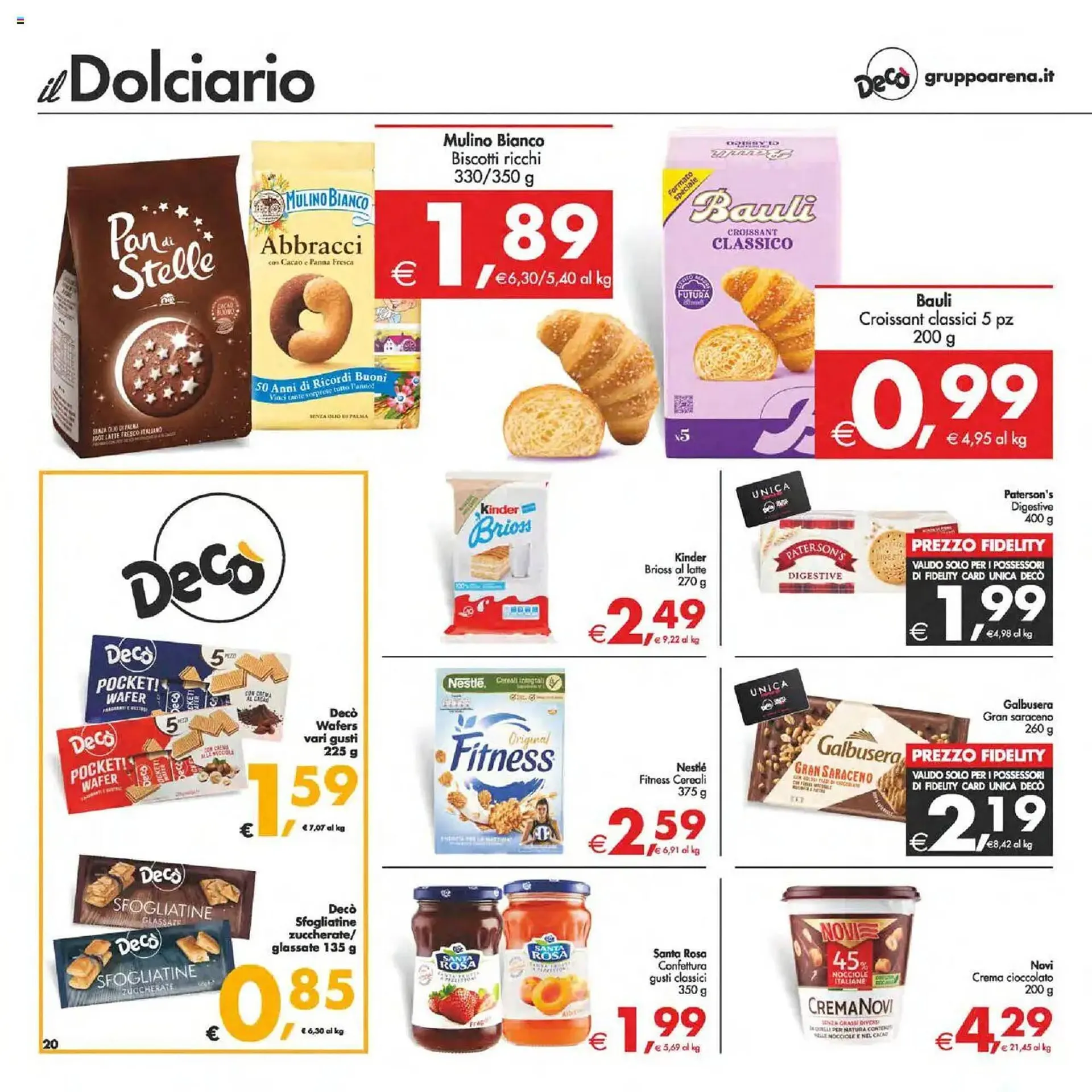 Volantino Deco Supermercati da 4 luglio a 13 luglio di 2025 - Pagina del volantino 20