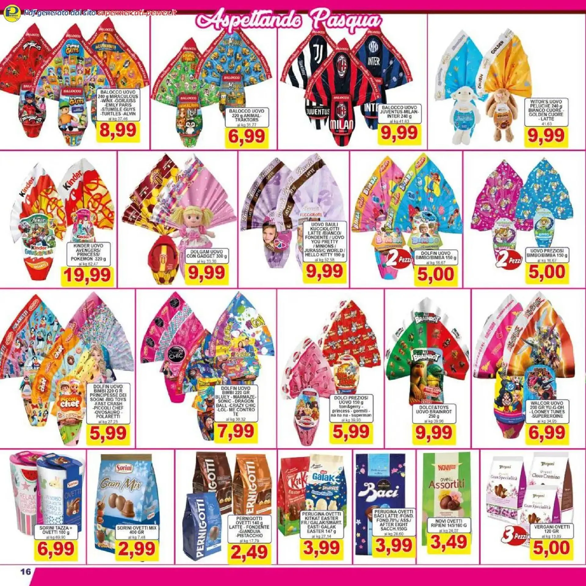 Volantino Pewex da 17 marzo a 26 marzo di 2026 - Pagina del volantino 16