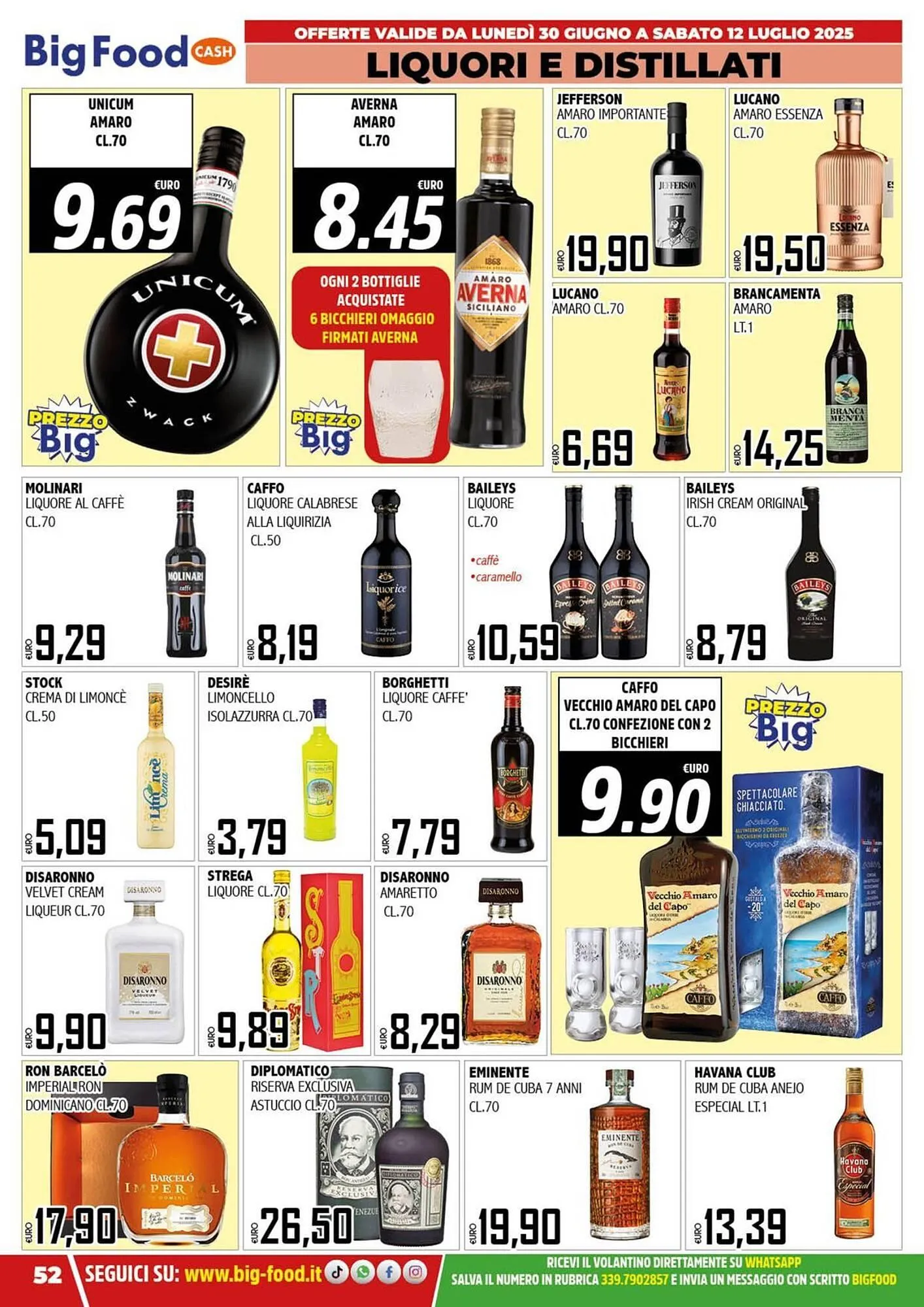 Volantino Big Food da 30 giugno a 12 luglio di 2025 - Pagina del volantino 52