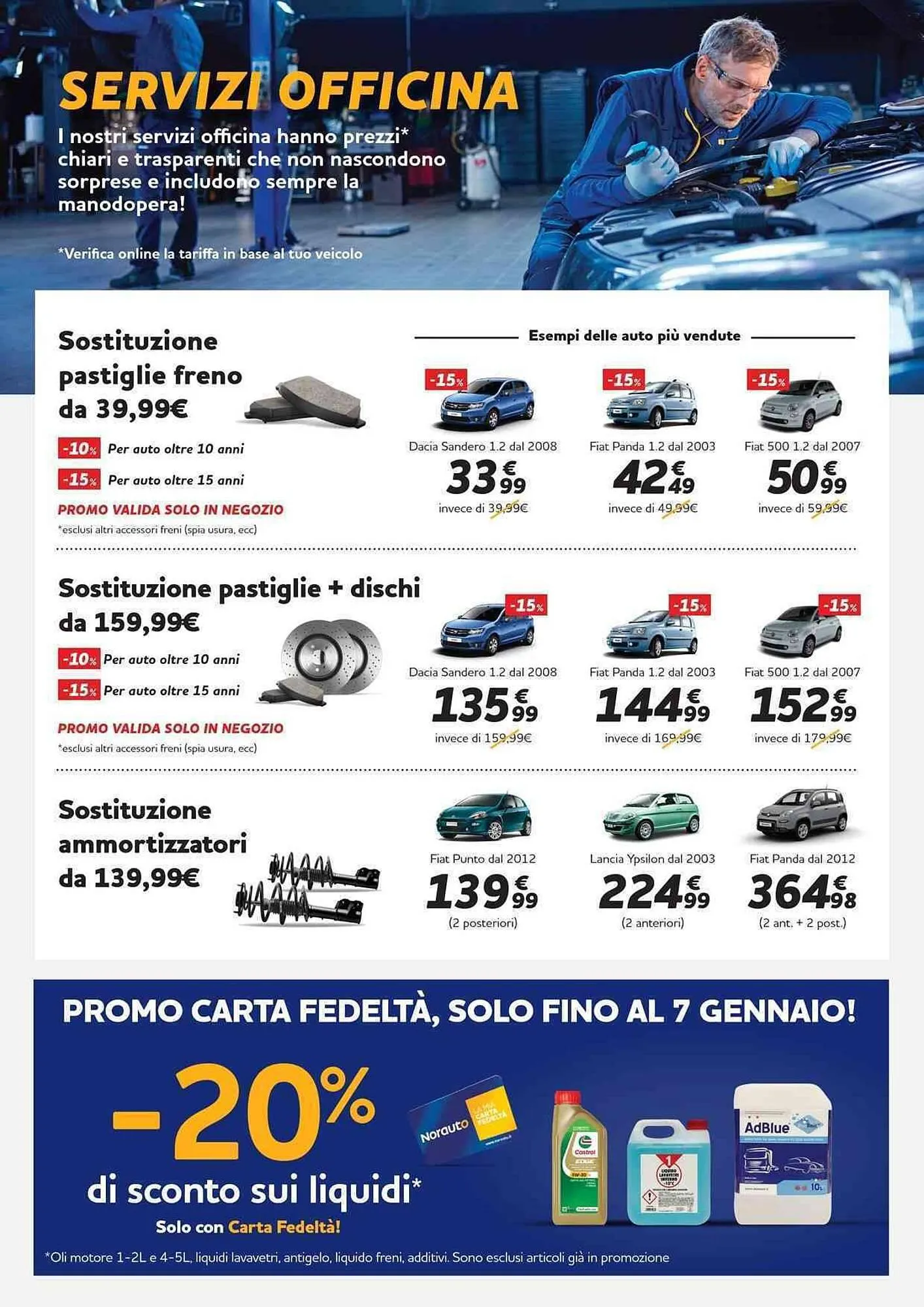 Volantino Norauto da 4 dicembre a 7 gennaio di 2026 - Pagina del volantino 7