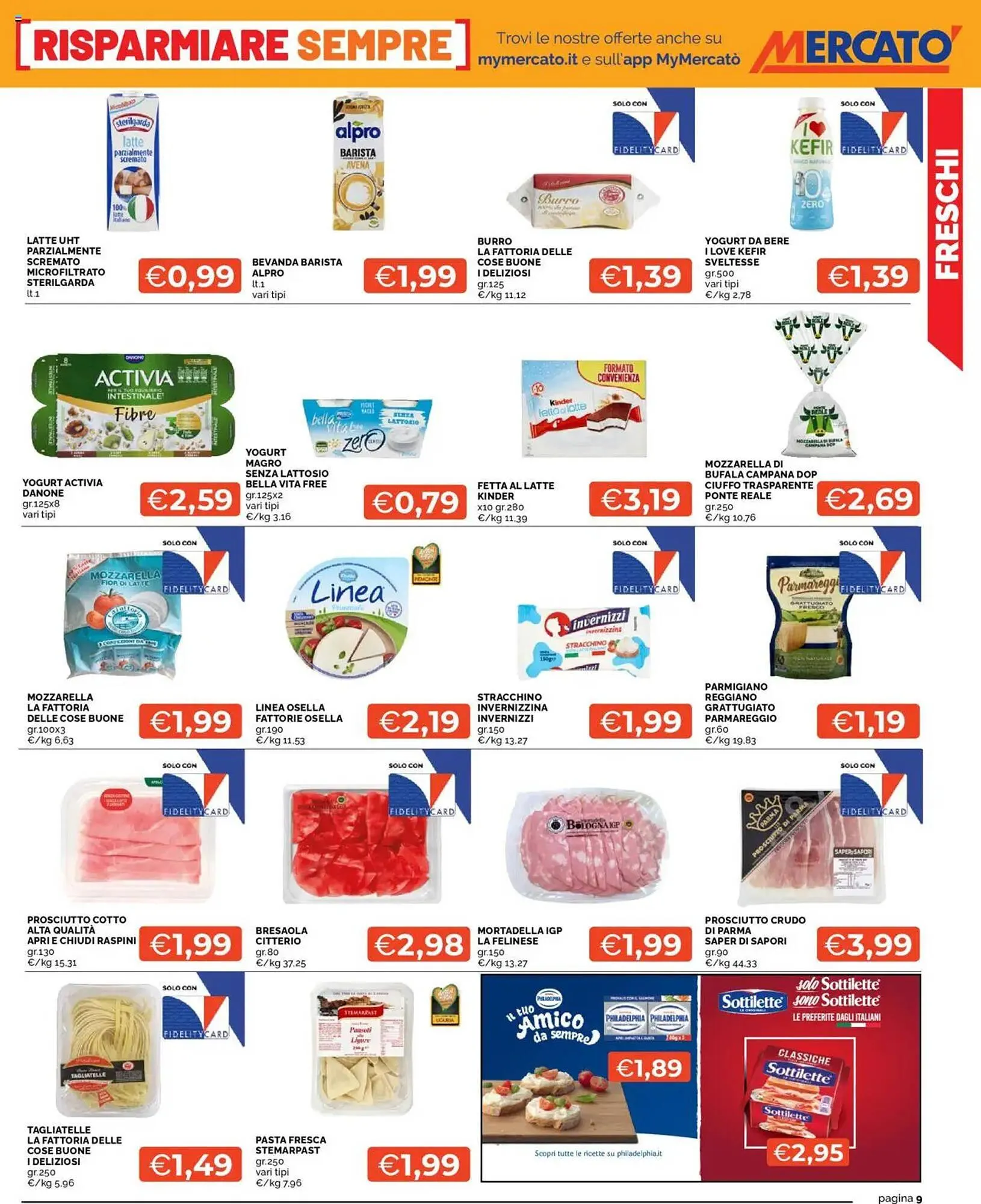 Volantino Mercatò da 9 giugno a 22 giugno di 2025 - Pagina del volantino 9