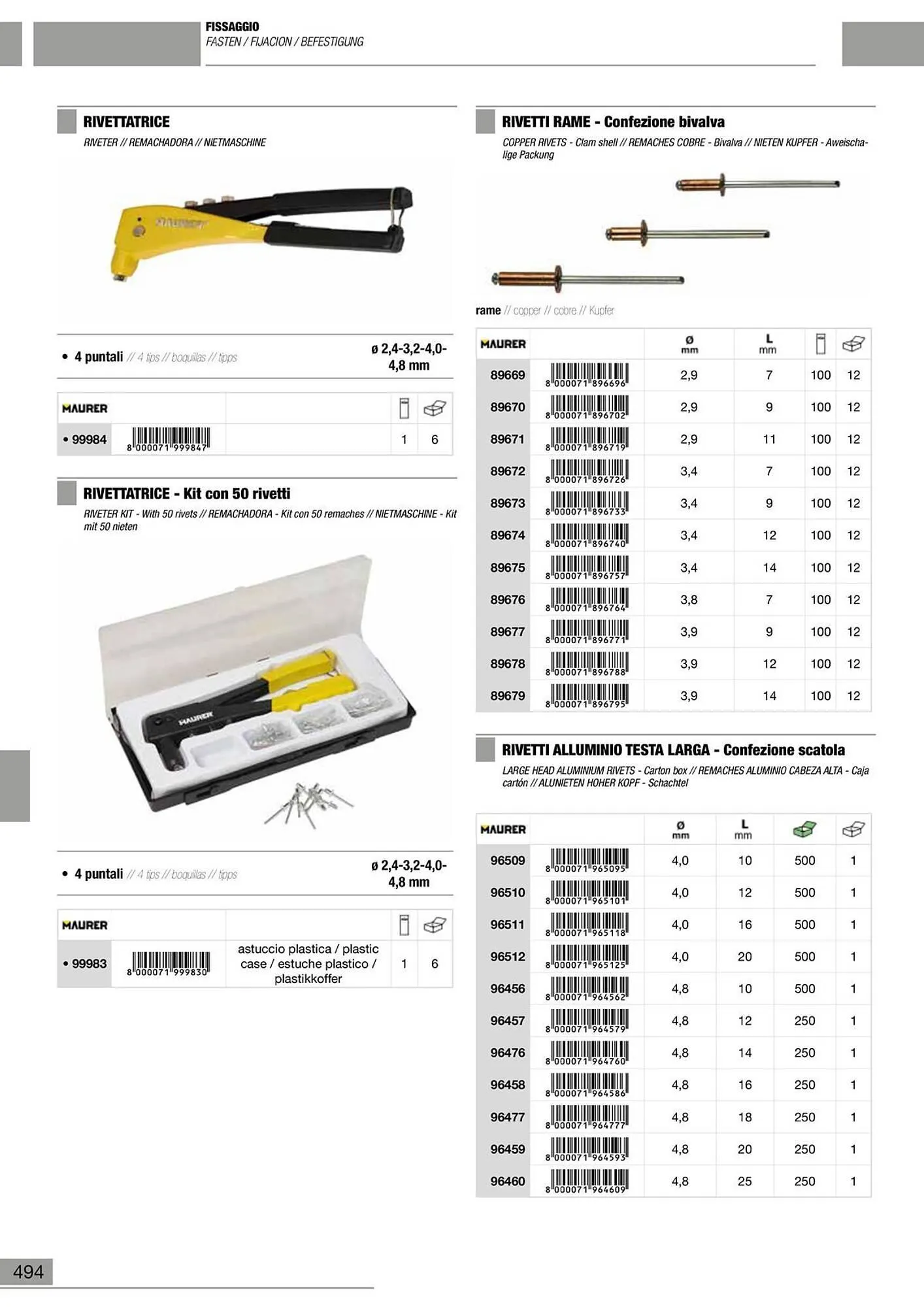 Volantino Maurer da 10 gennaio a 30 giugno di 2024 - Pagina del volantino 495