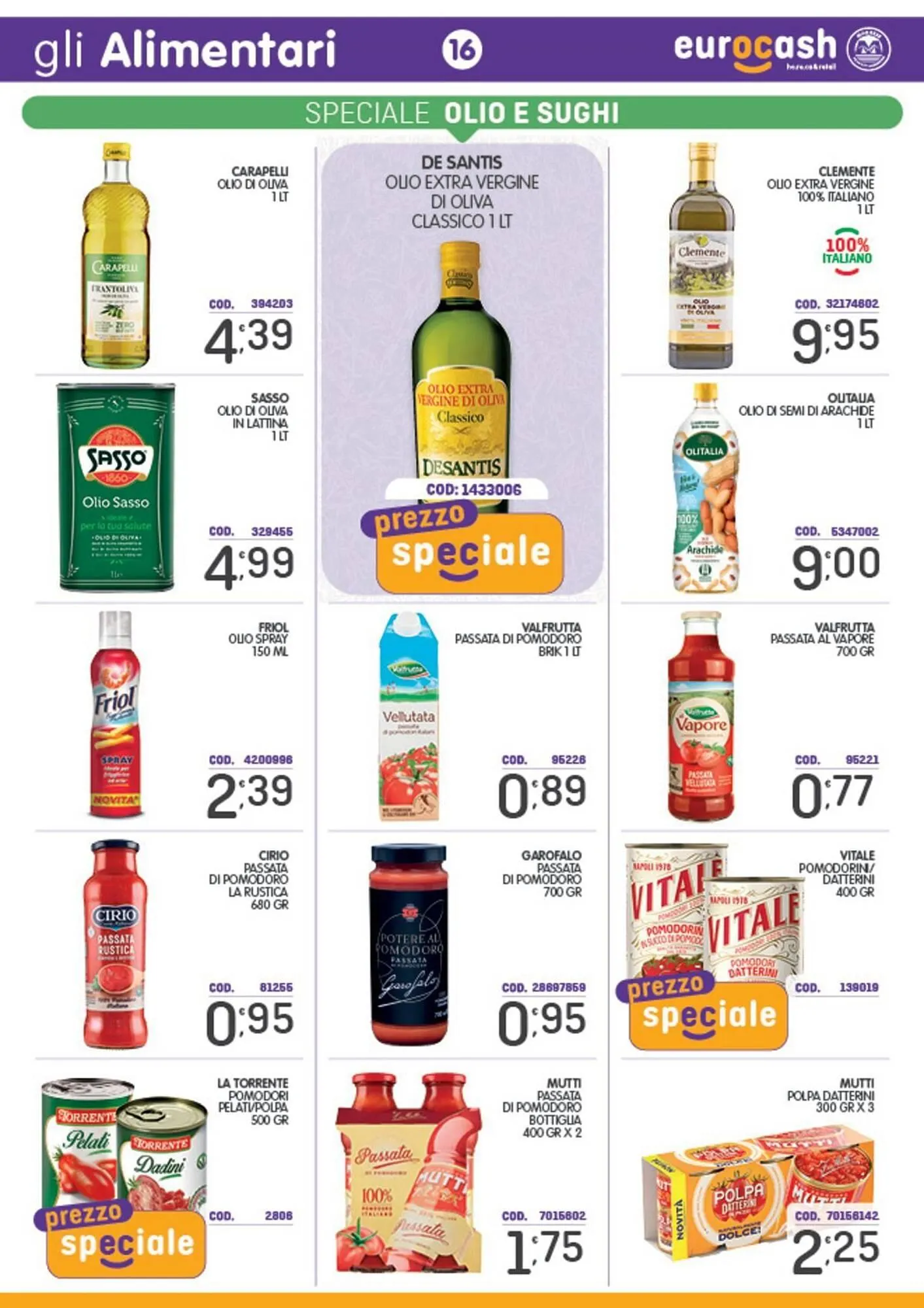 Volantino Eurocash da 29 settembre a 12 ottobre di 2025 - Pagina del volantino 16