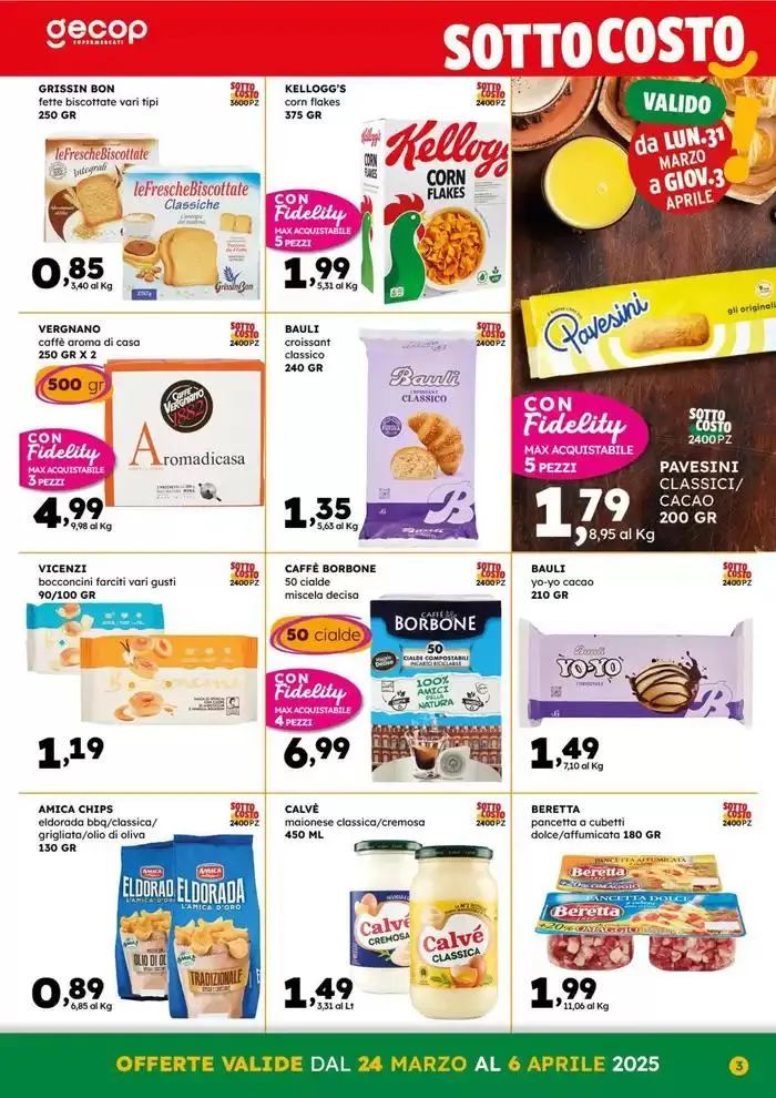 Sottocosto da 25 marzo a 6 aprile di 2025 - Pagina del volantino 3