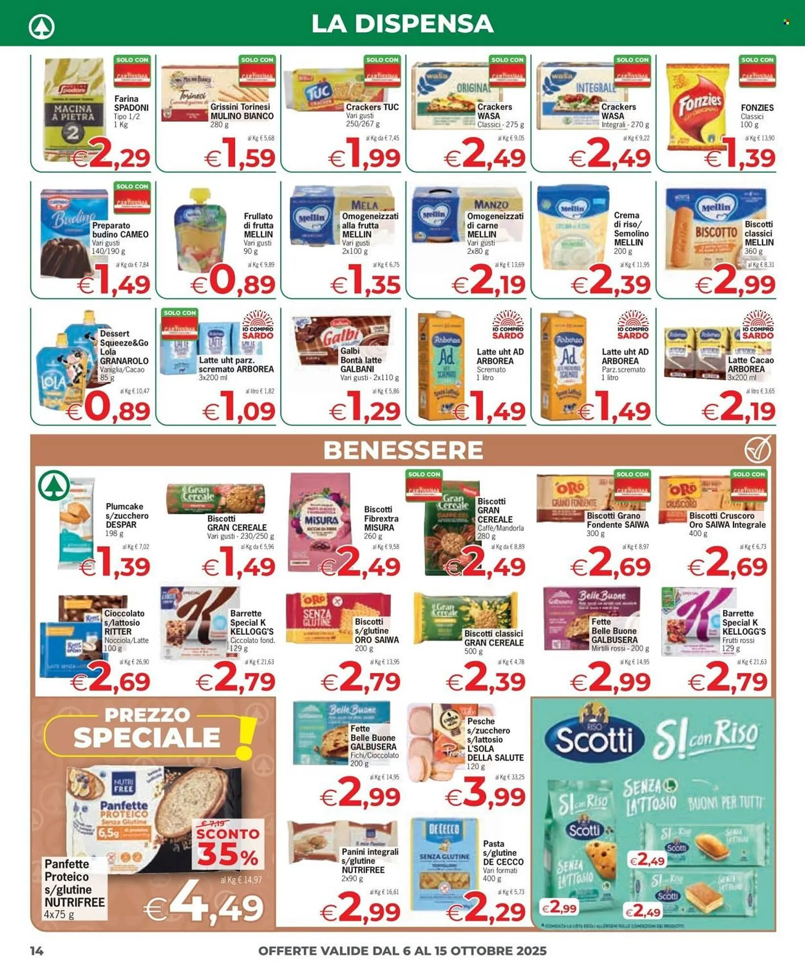 Volantino Despar da 6 ottobre a 15 ottobre di 2025 - Pagina del volantino 14